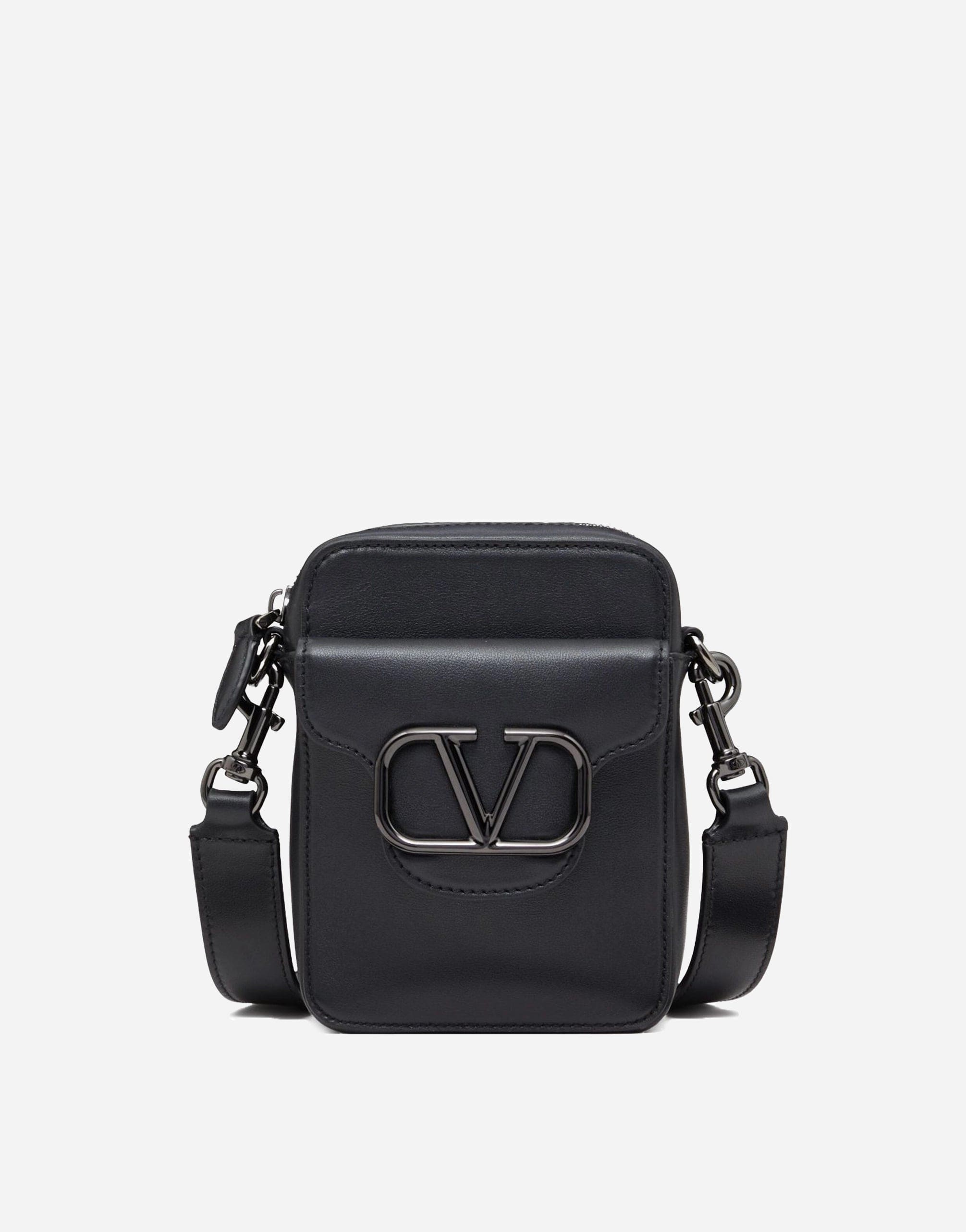 Valentino Garavani Mini Locò Leather Crossbody Bag