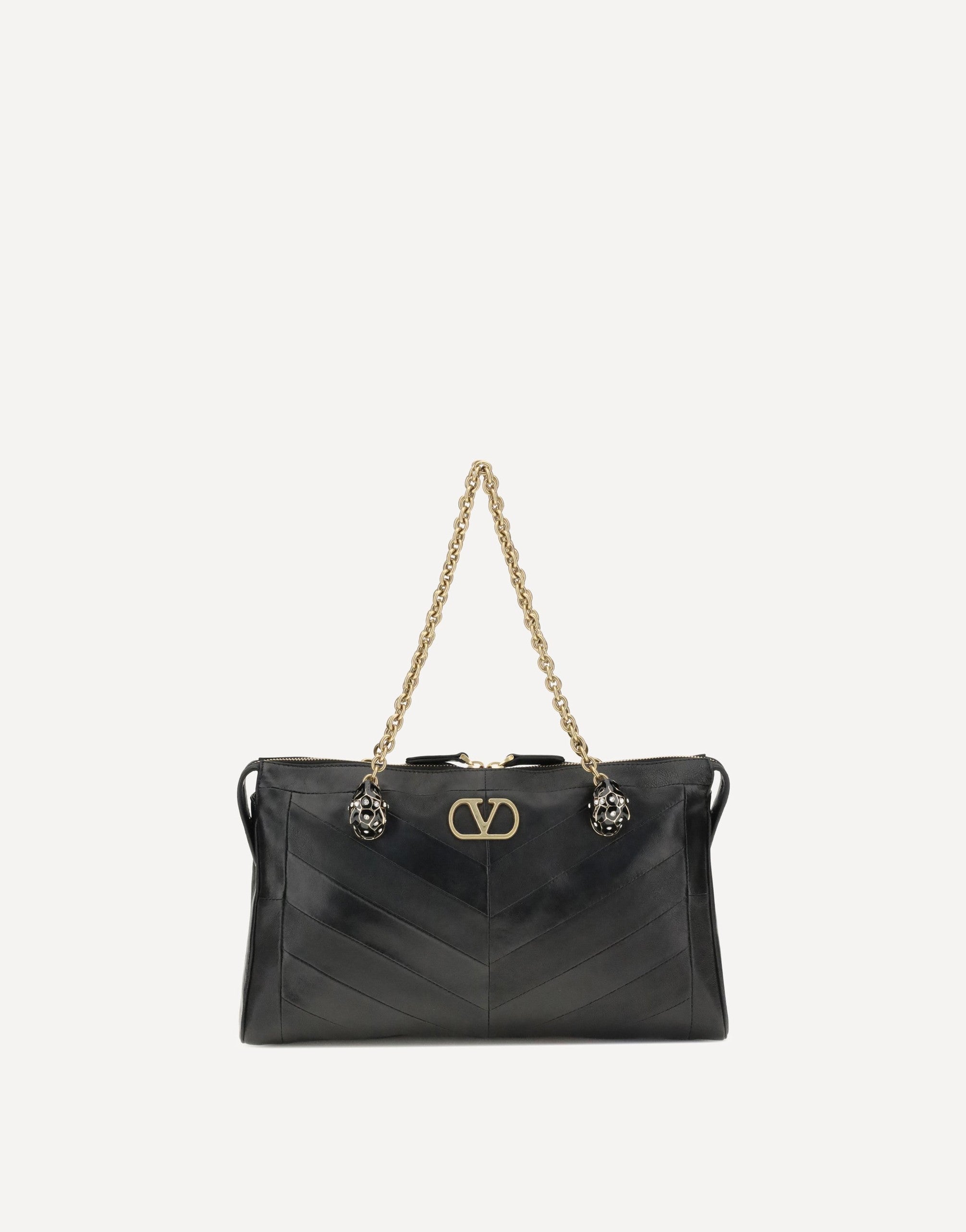 Valentino Garavani Panthea Chevron Shoulder Bag