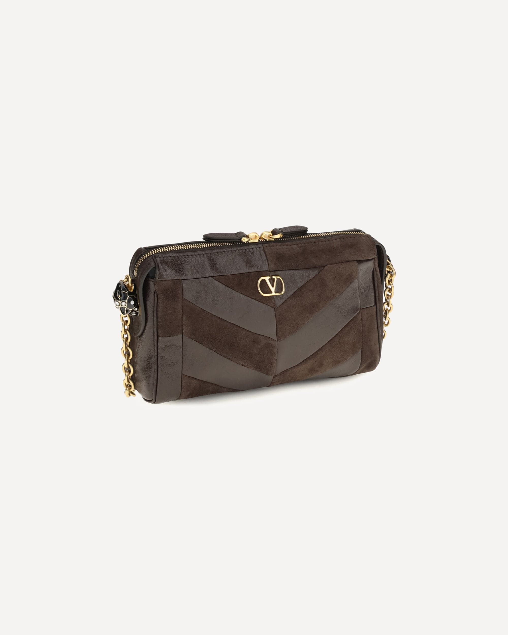 Valentino Garavani Valentino Garavani Panthea Shoulder Bag Chevron Pattern
