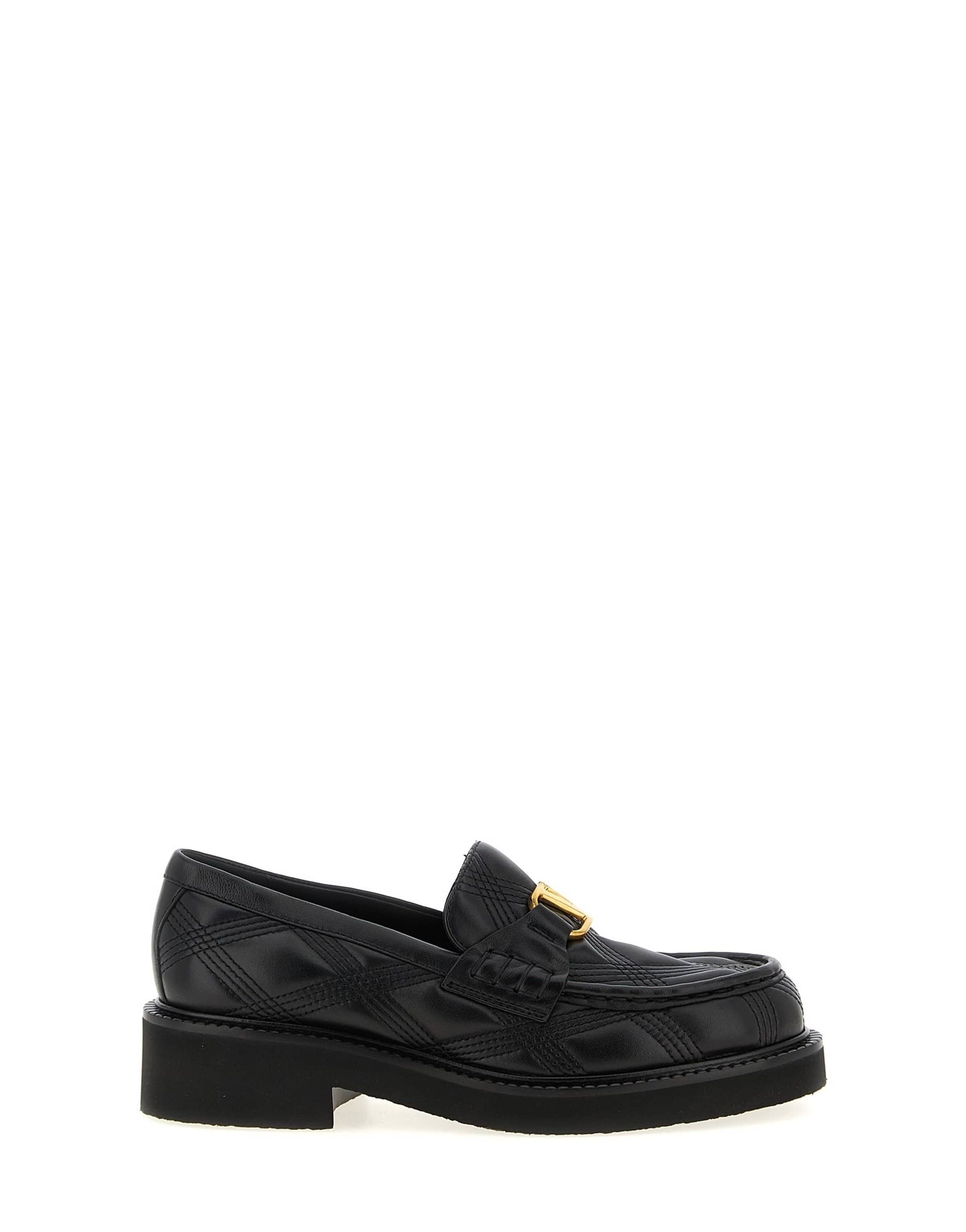 Valentino Garavani Valentino Garavani Quiltie Leather Loafers