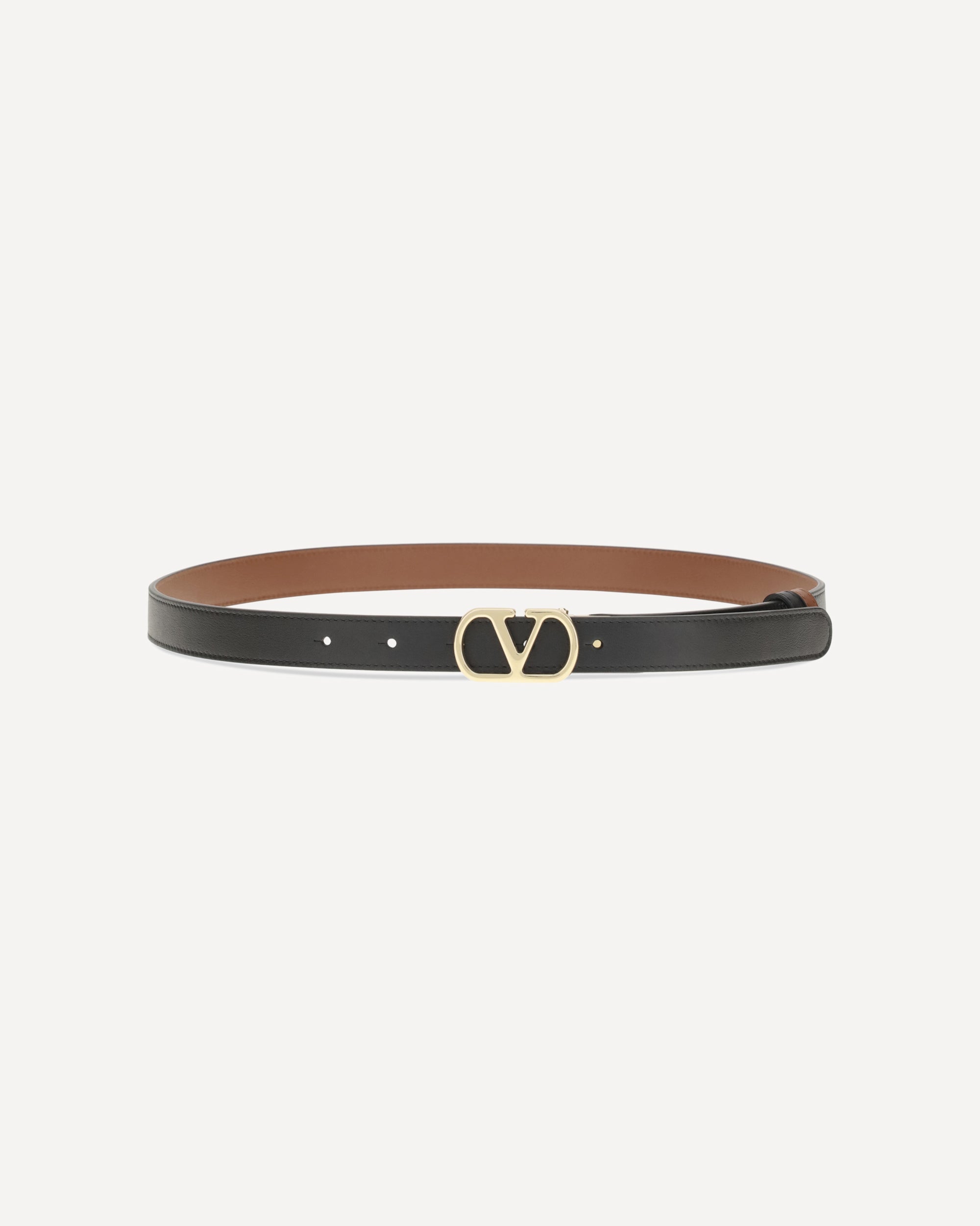 حزام Valentino Garavani بشعار Vlogo Signature قابل للعكس