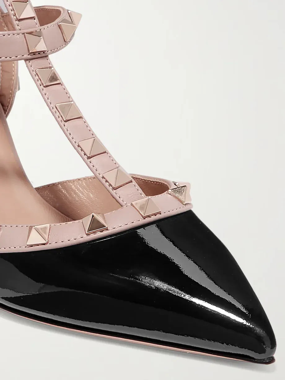 Valentino Garavani Rockstud 65 Patent-Leather Pumps