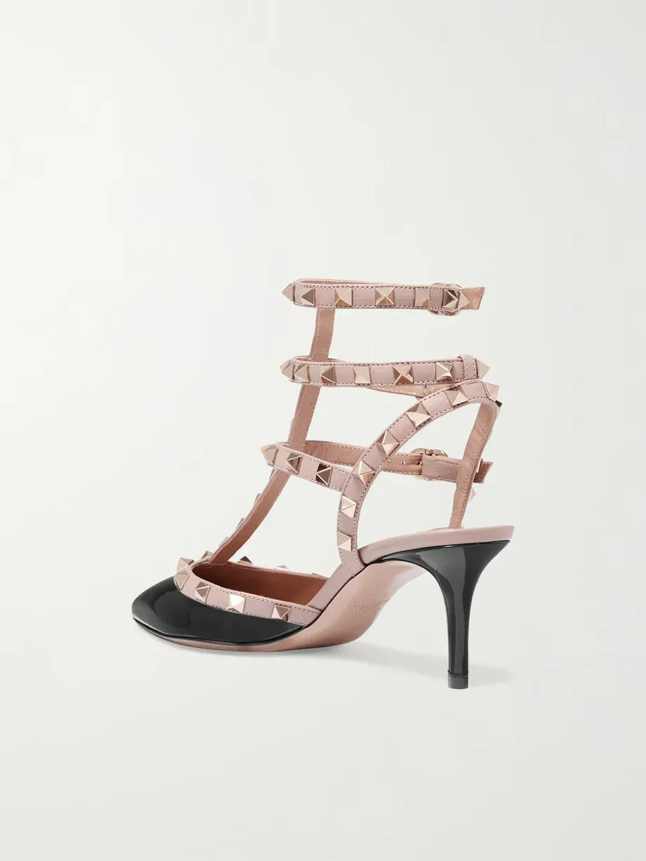 Valentino Garavani Rockstud 65 Patent-Leather Pumps