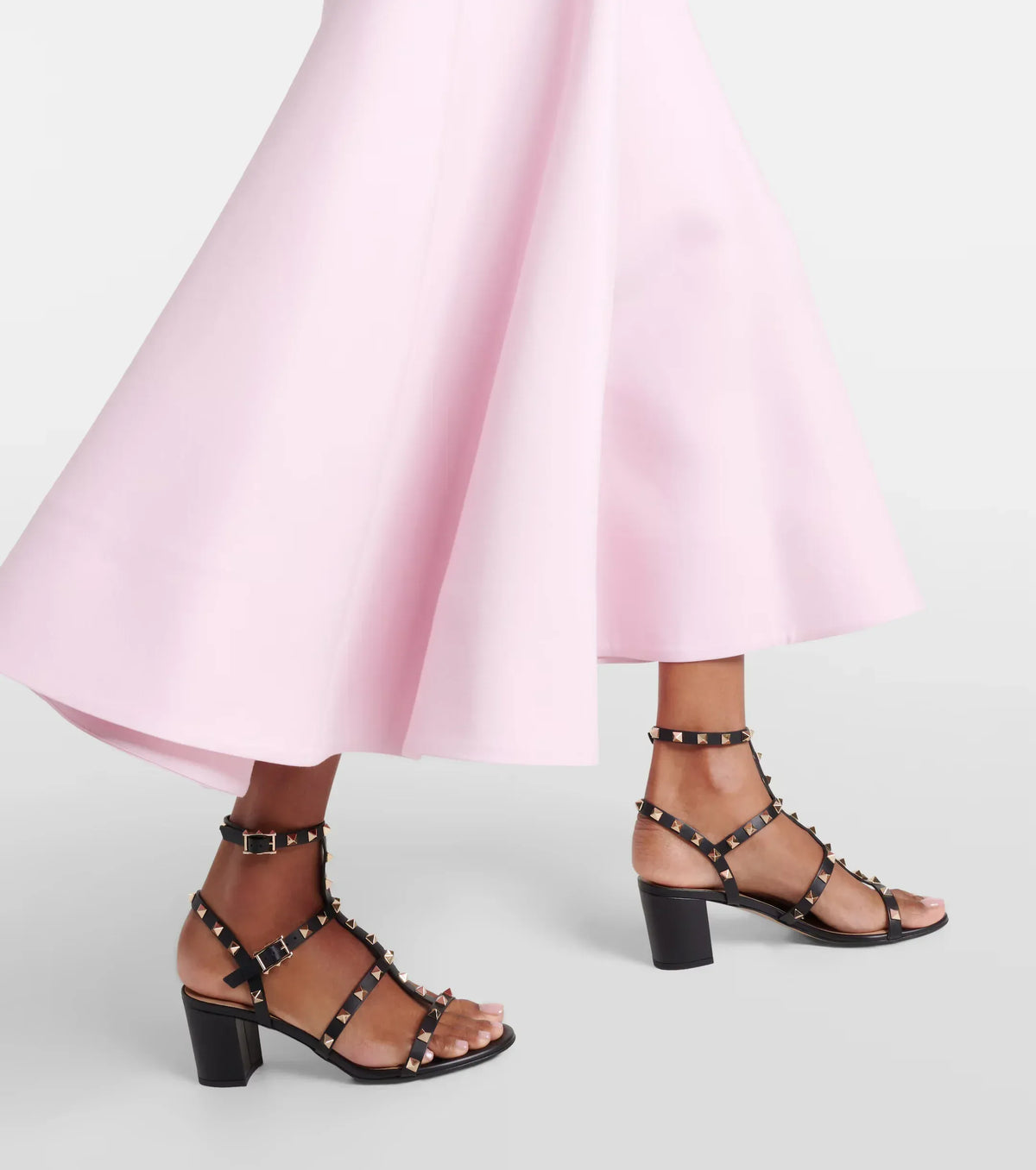 Valentino Garavani ロックスタッド アンクルストラップ レザー 