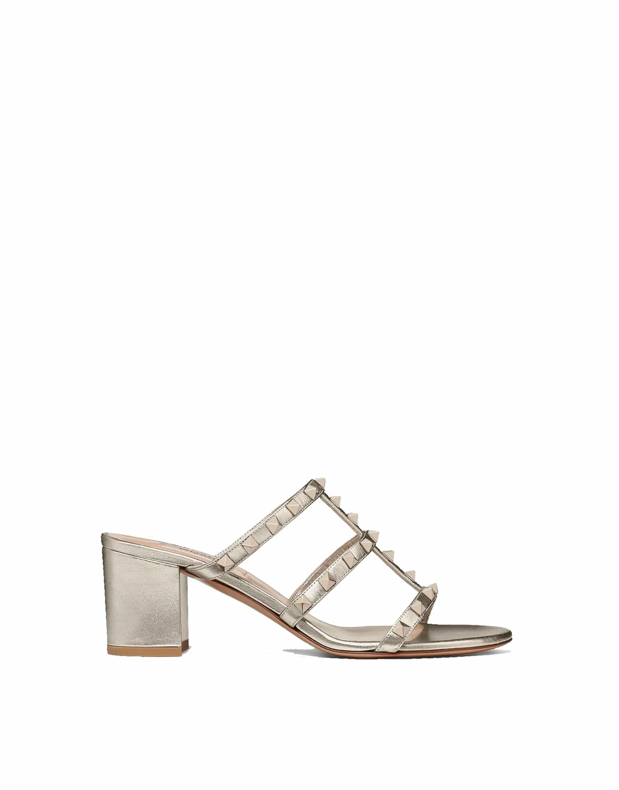 Valentino Garavani Rockstud Calf Leather Mules