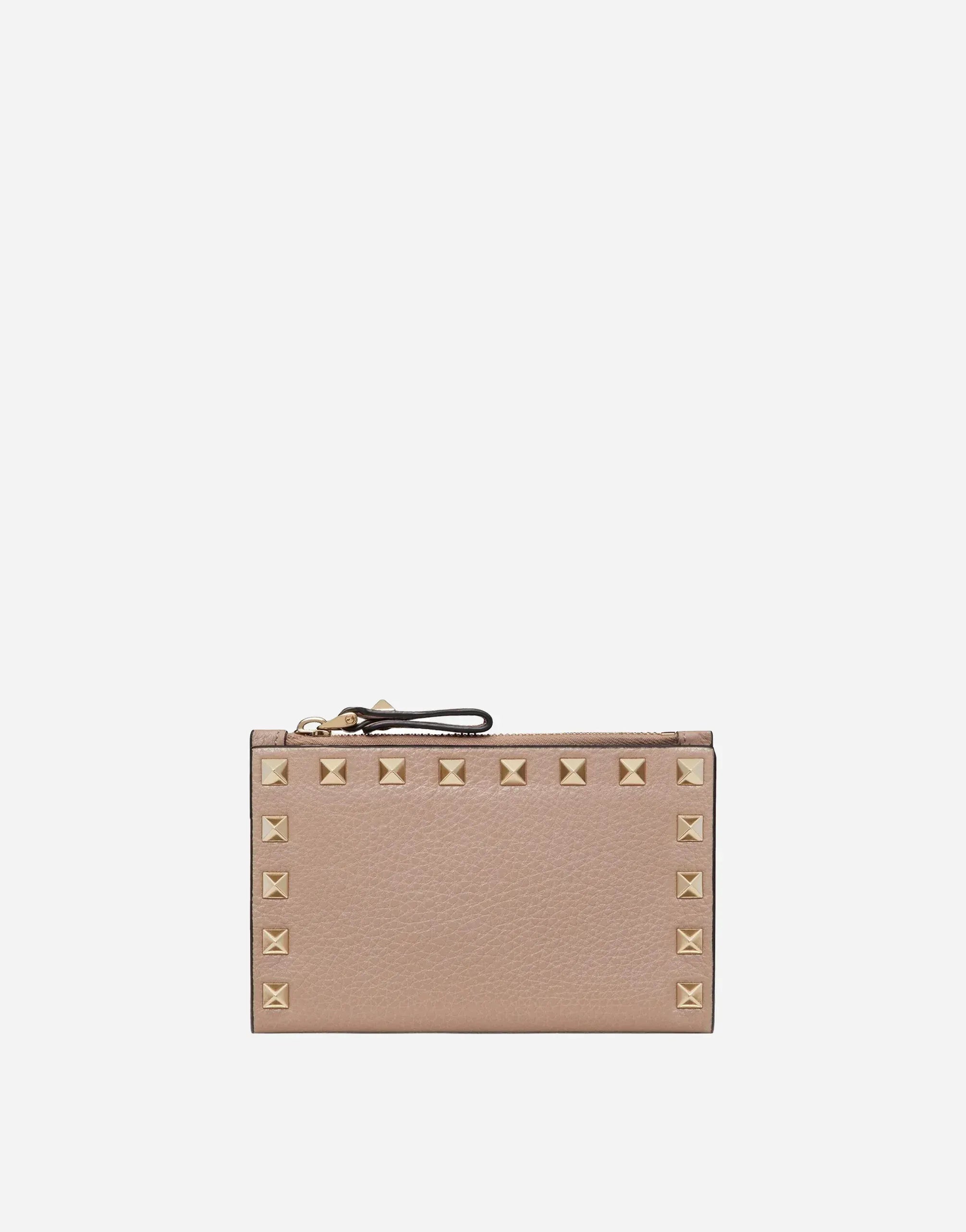 Valentino Garavani Rockstud Coin and Card Wallet