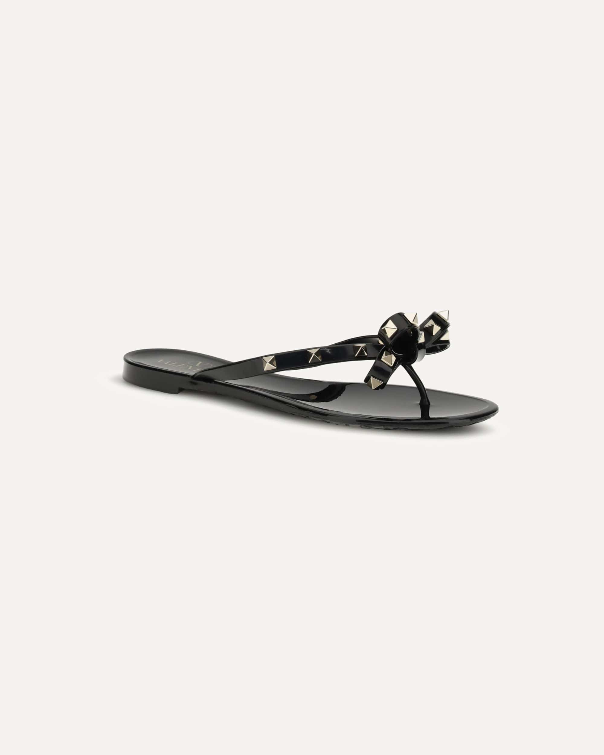 Valentino Garavani Rockstud Flip-Flop Sandals In Pvc - alternate view