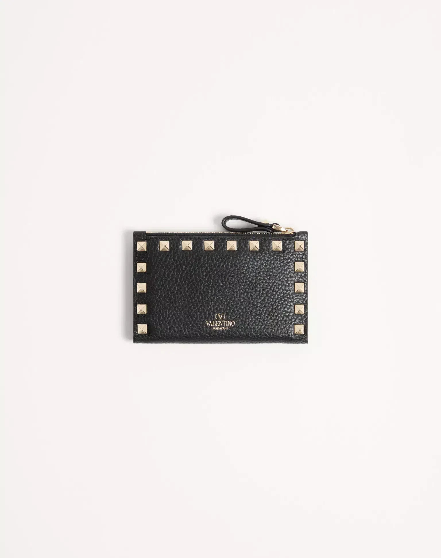 Valentino Garavani Rockstud Grainy Iconic Cardholder