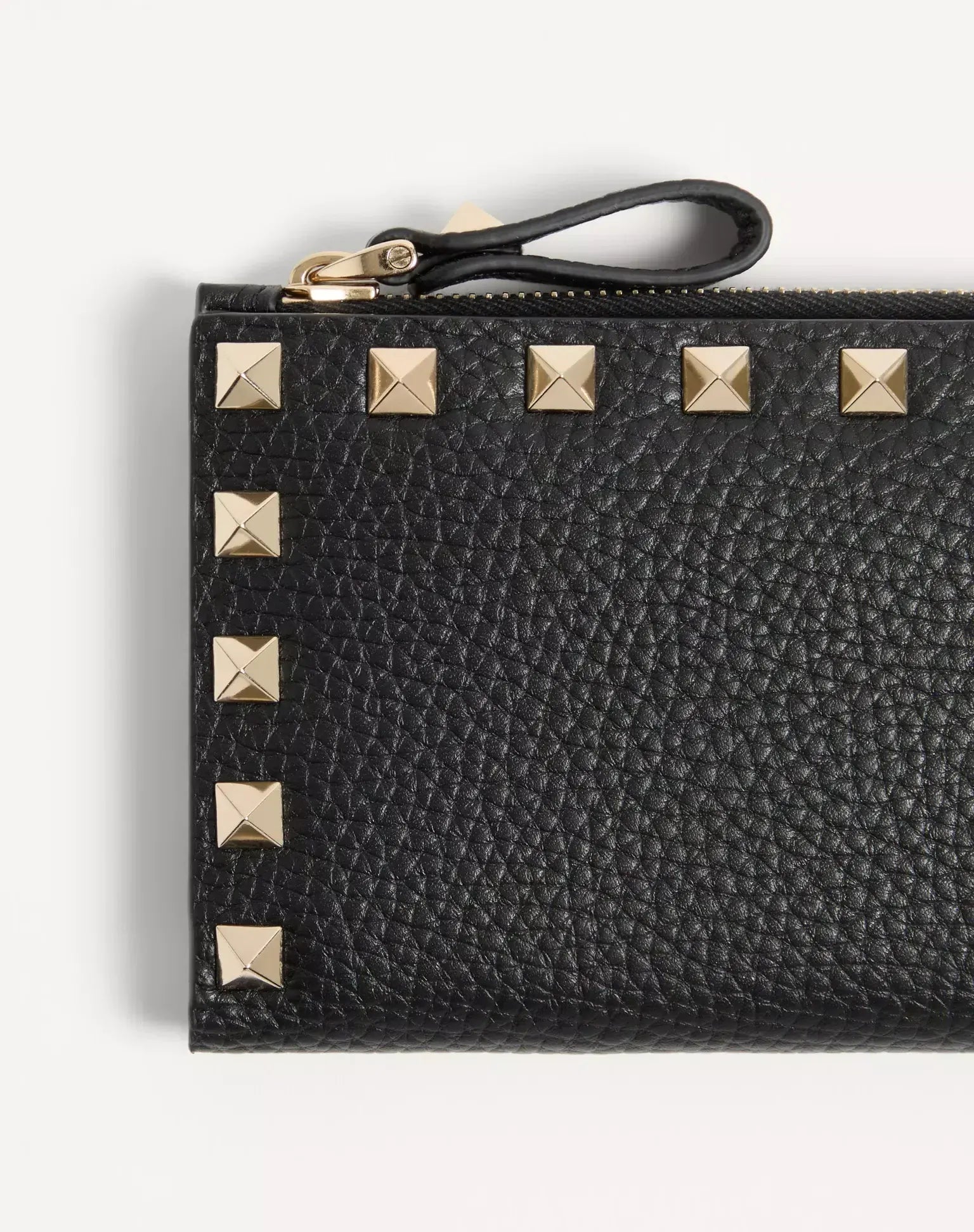 Valentino Garavani Rockstud Grainy Iconic Cardholder