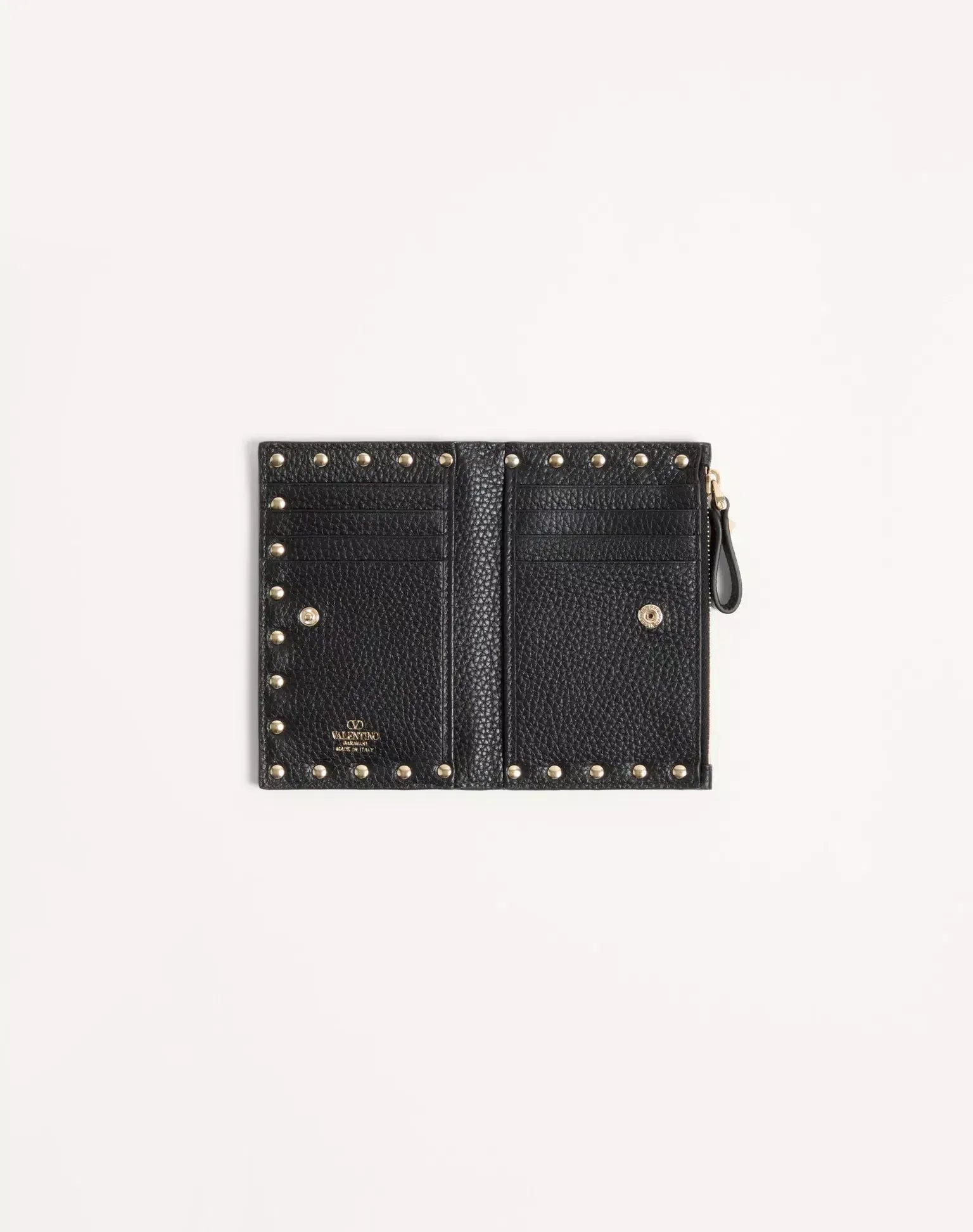 Valentino Garavani Rockstud Grainy Iconic Cardholder