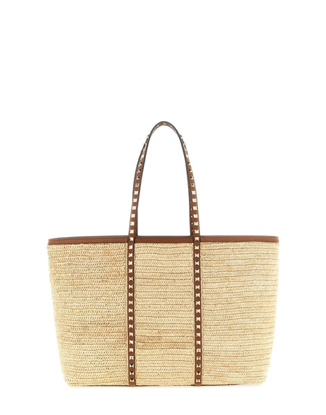 Valentino Garavani ロックスタッズ ラージ ショッピングバッグ