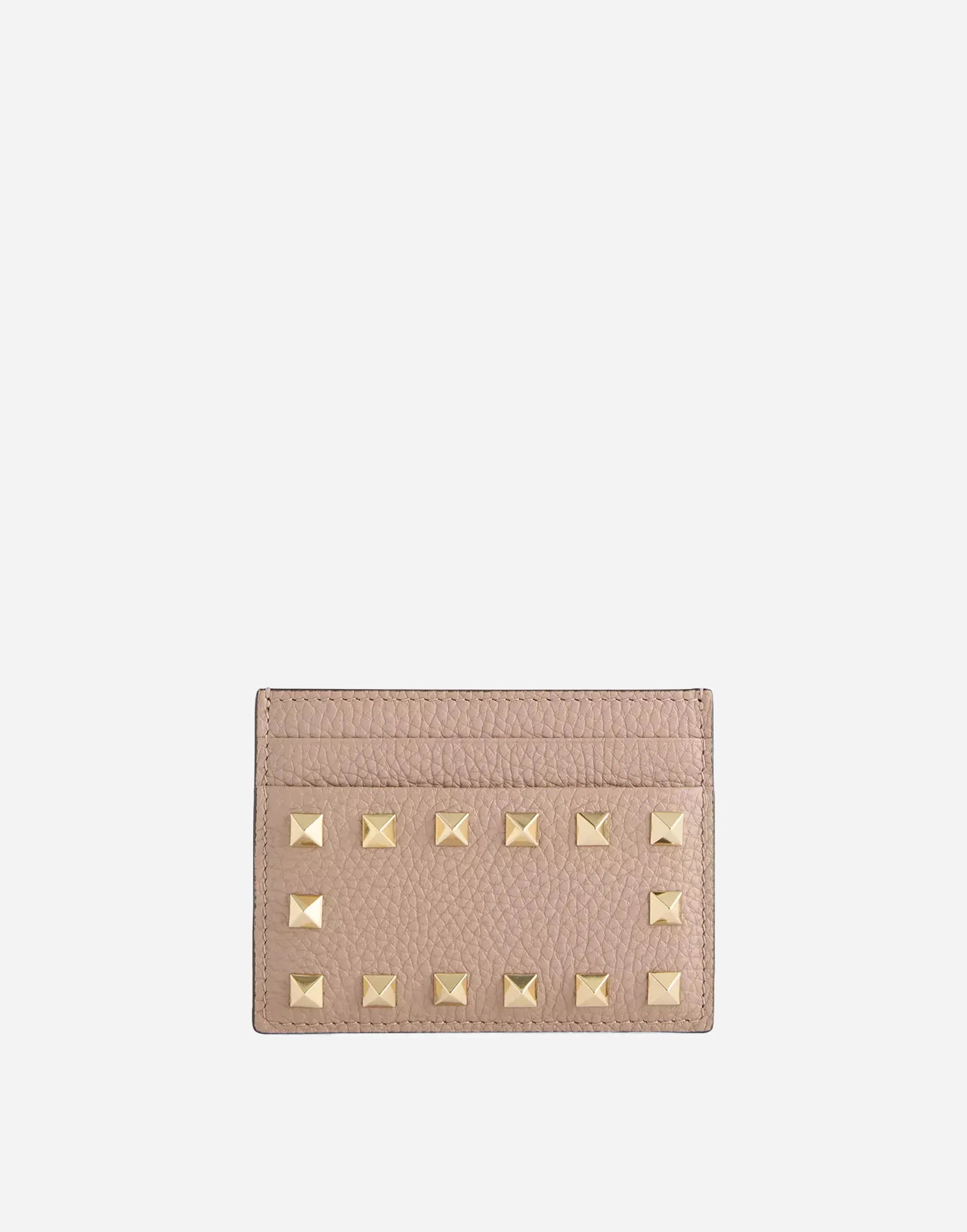 Valentino Garavani Rockstud Leather Card Holder
