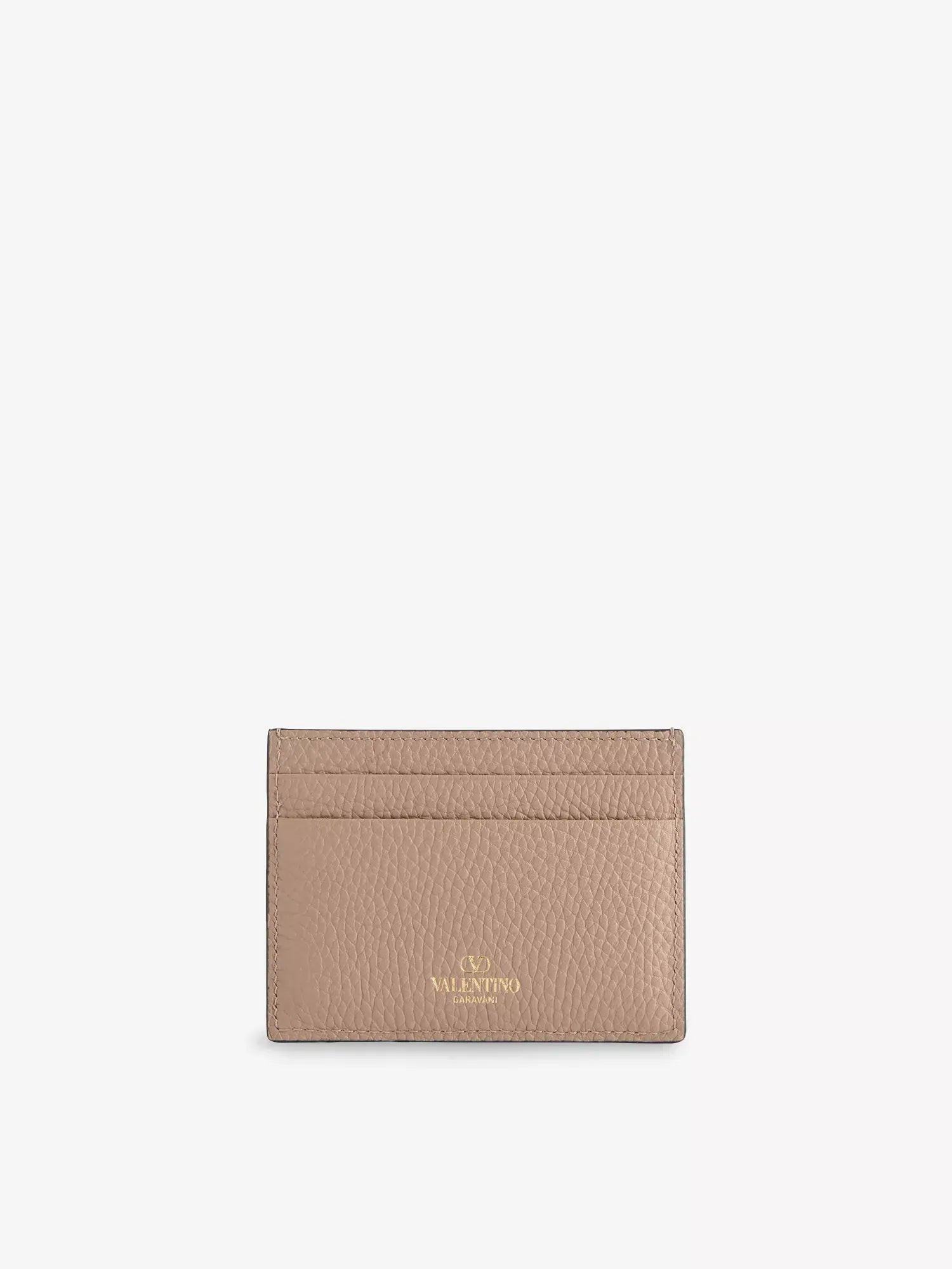 Valentino Garavani Rockstud Leather Card Holder