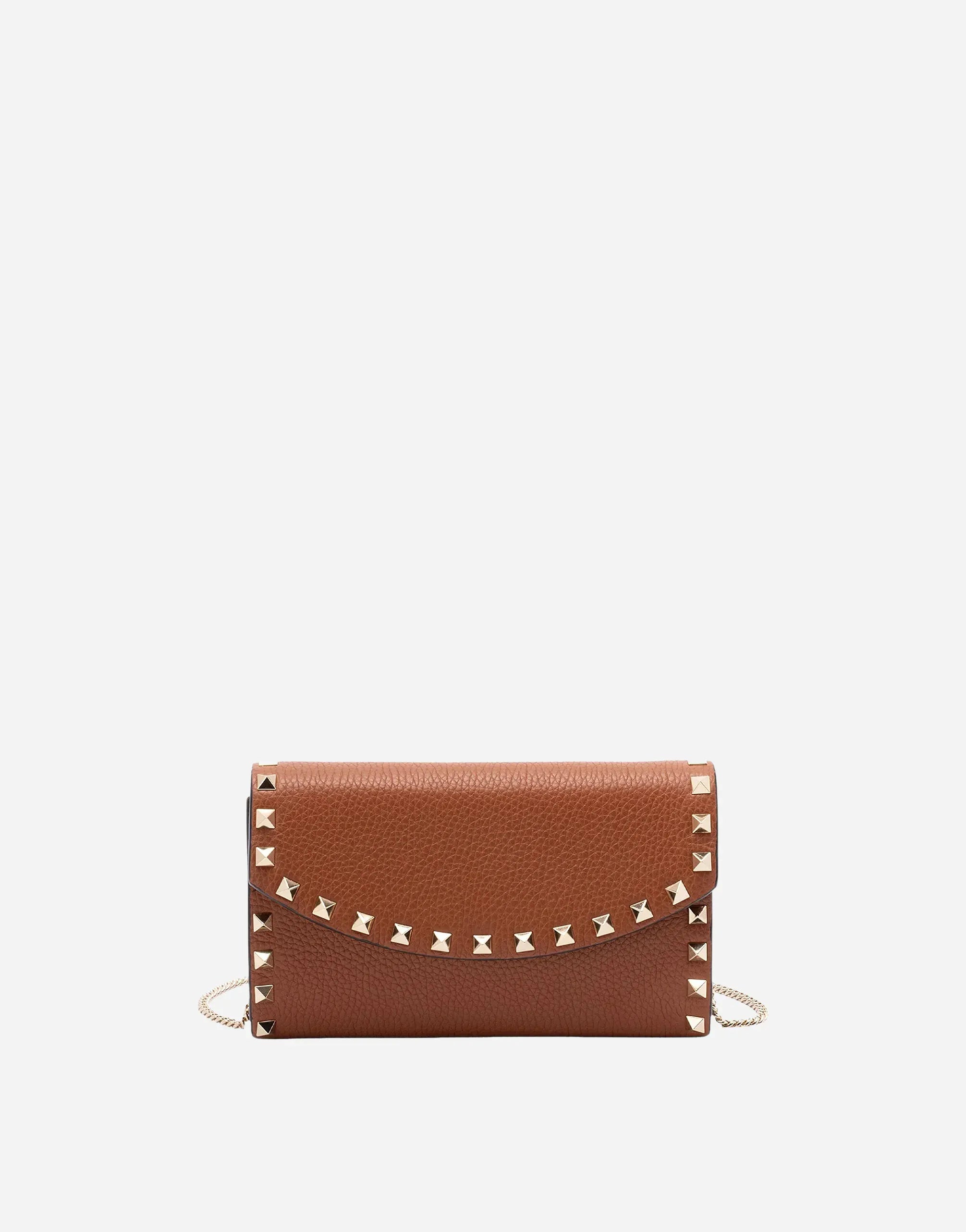 Valentino Garavani Rockstud Leather Chain Shoulder Bag