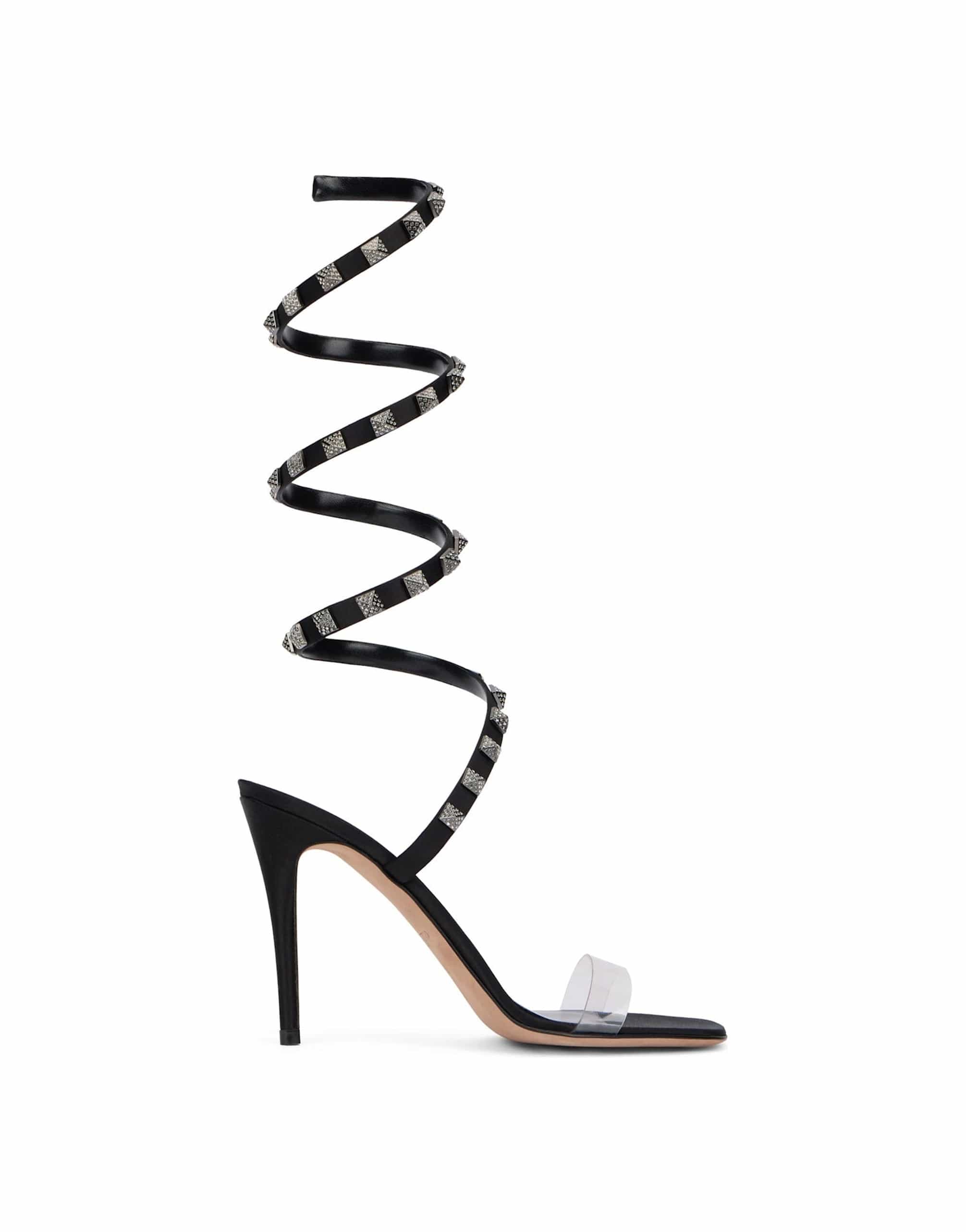 Valentino Garavani Rockstud Leather Sandals 10 Cm