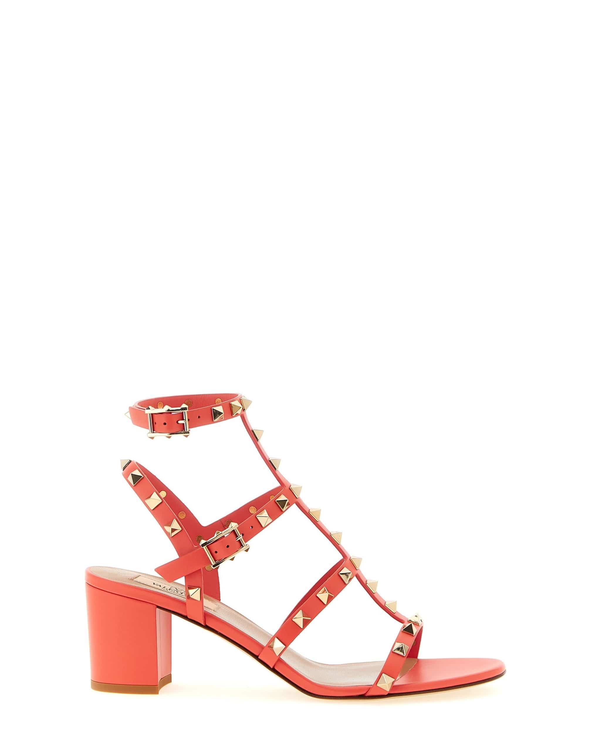Valentino Garavani Valentino Garavani Rockstud Mid Heel Sandals