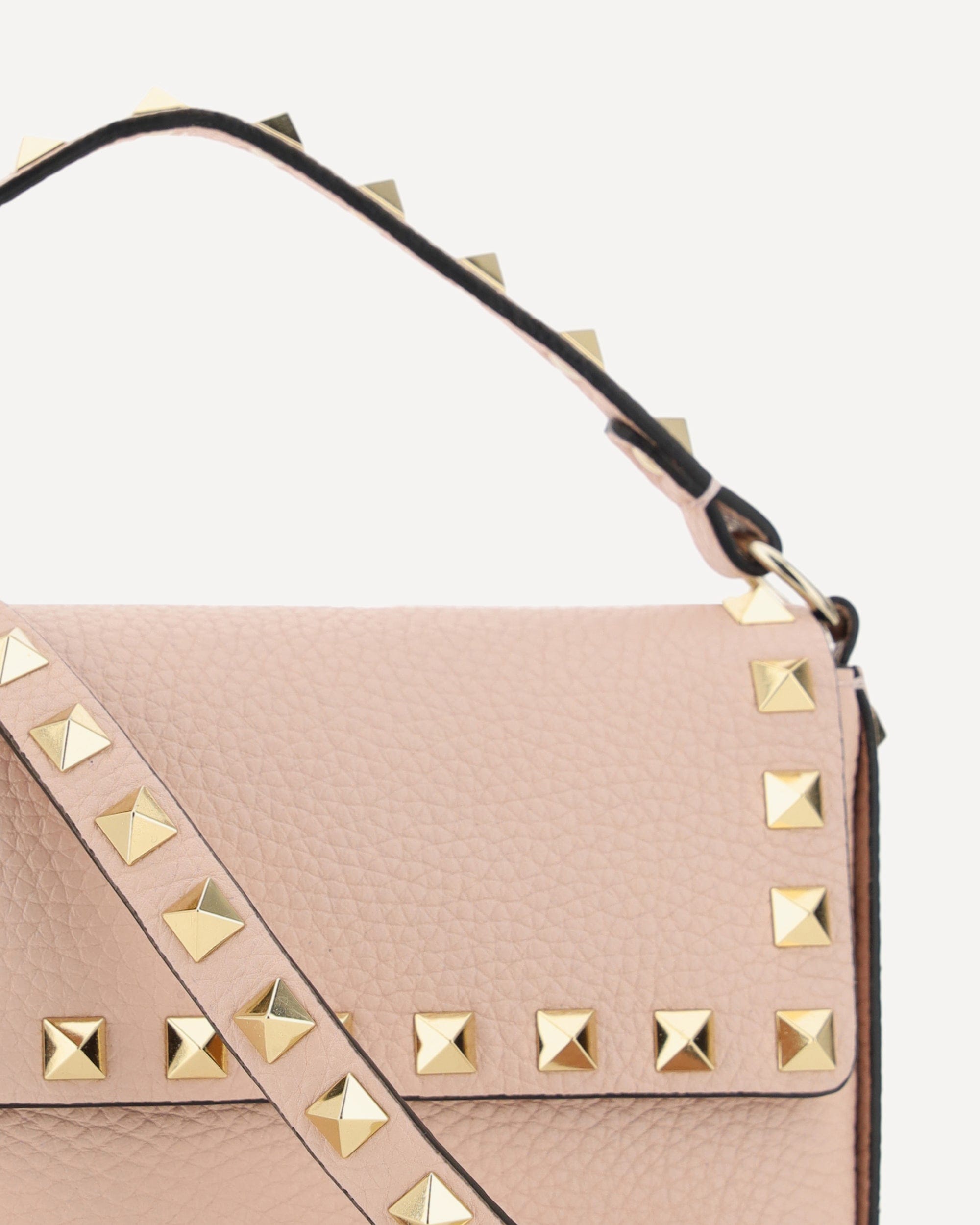 Valentino Garavani Rockstud Mini Pouch Garnet Calfskin
