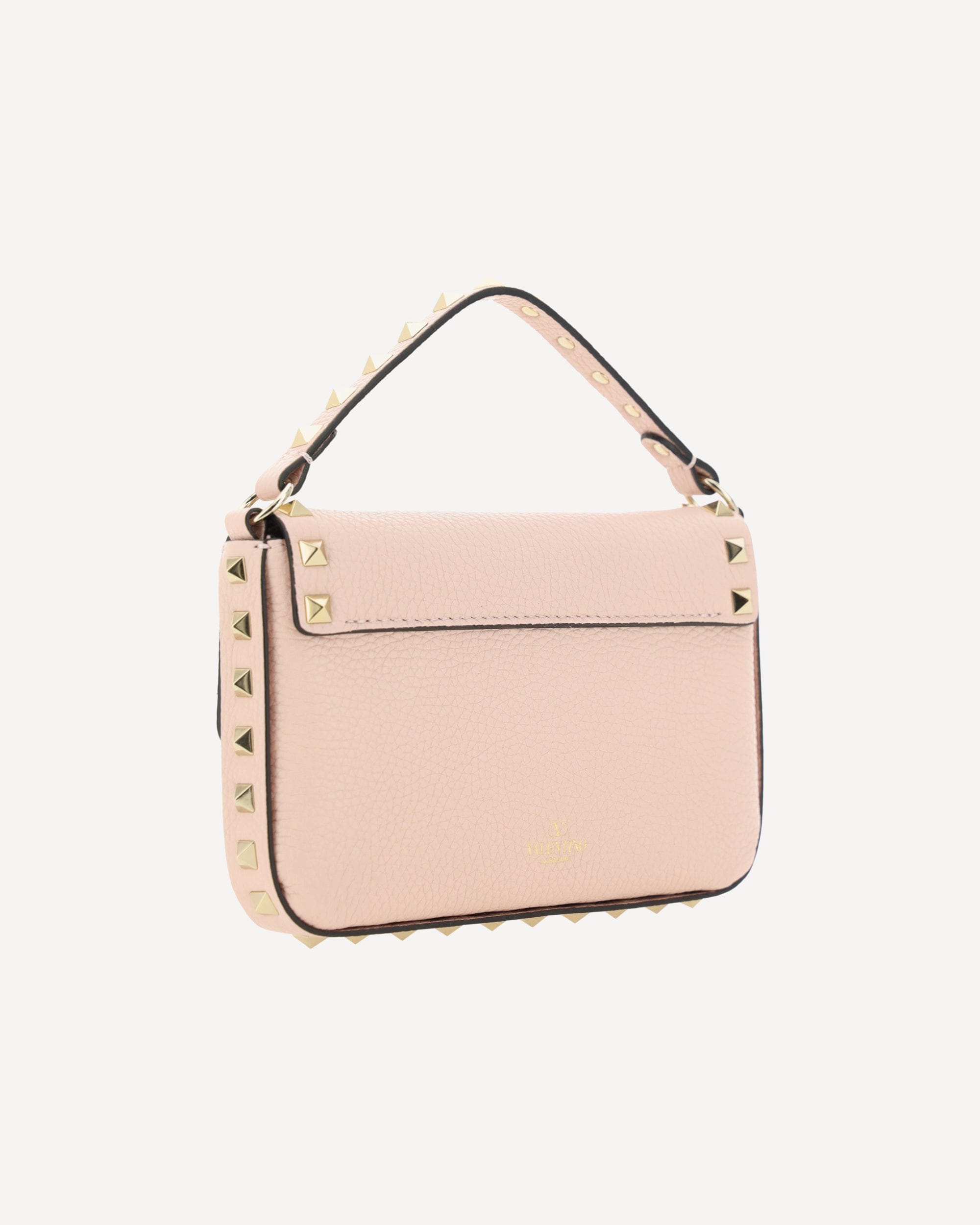 Valentino Garavani Rockstud Mini Pouch Garnet Calfskin