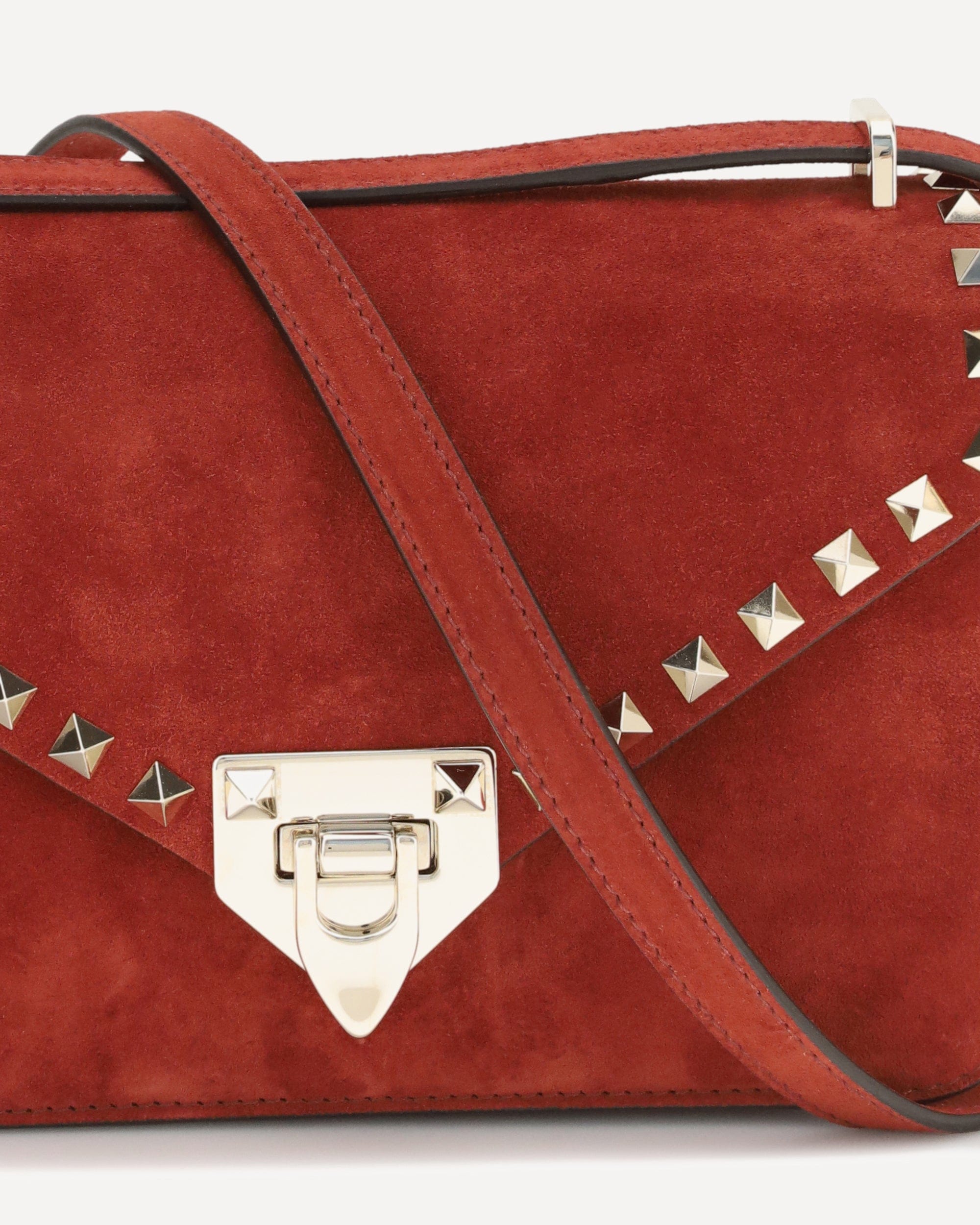 Valentino Garavani Valentino Garavani Rockstud Mini Suede Shoulder Bag
