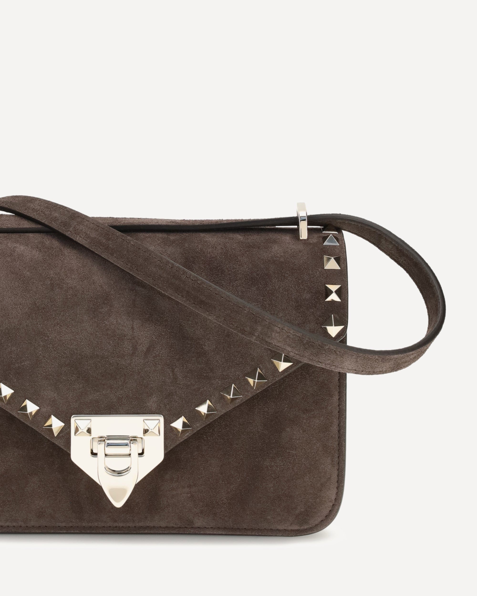 Valentino Garavani Valentino Garavani Rockstud Mini Suede Shoulder Bag
