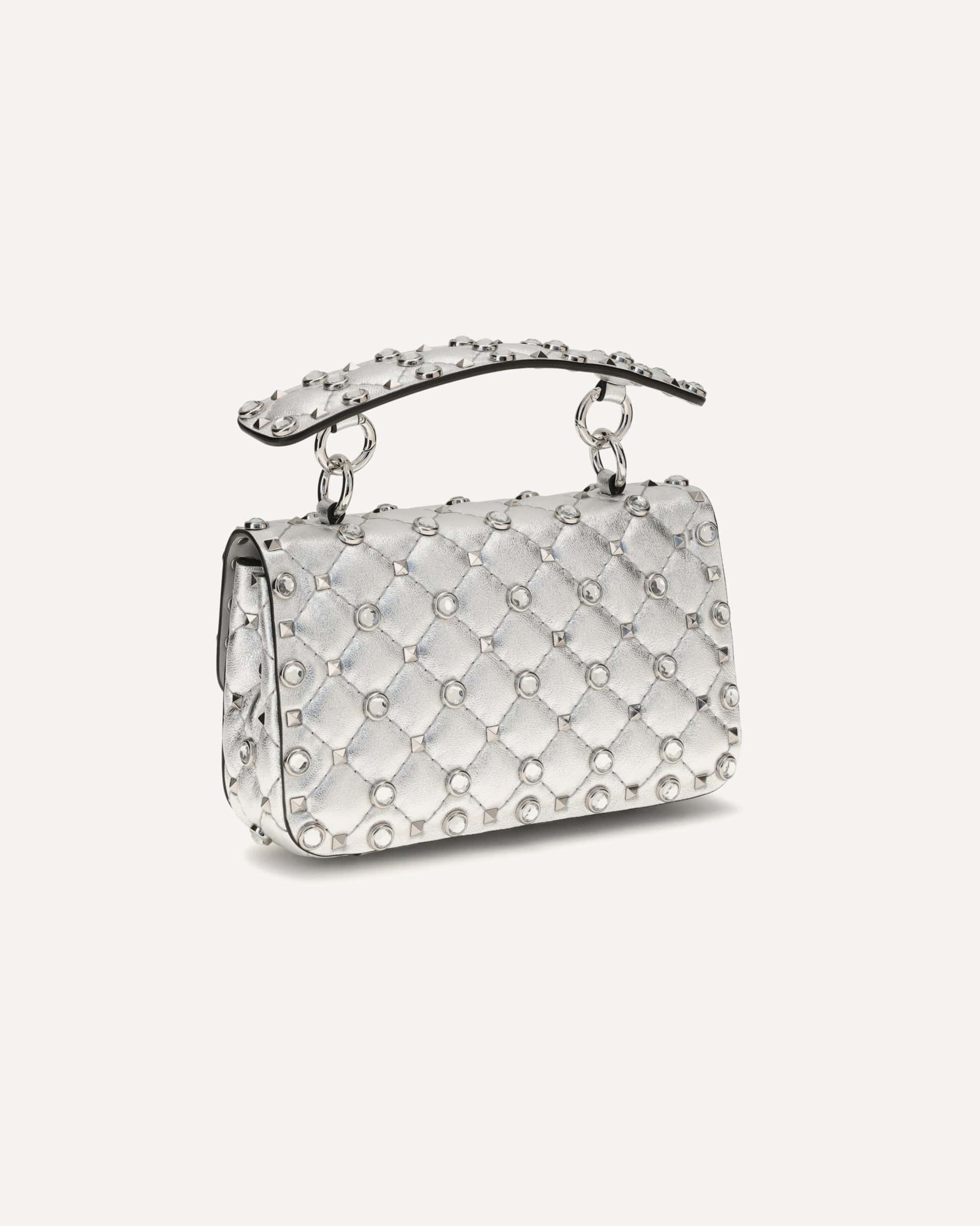 Valentino Garavani Valentino Garavani Rockstud Spike Laminated Leather Handbag