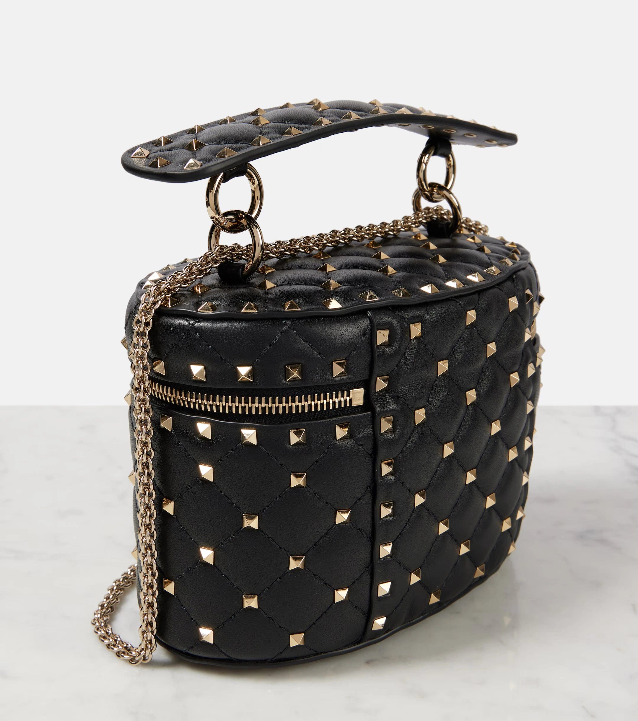 Valentino Garavani Rockstud Spike Small Leather Vanity Bag