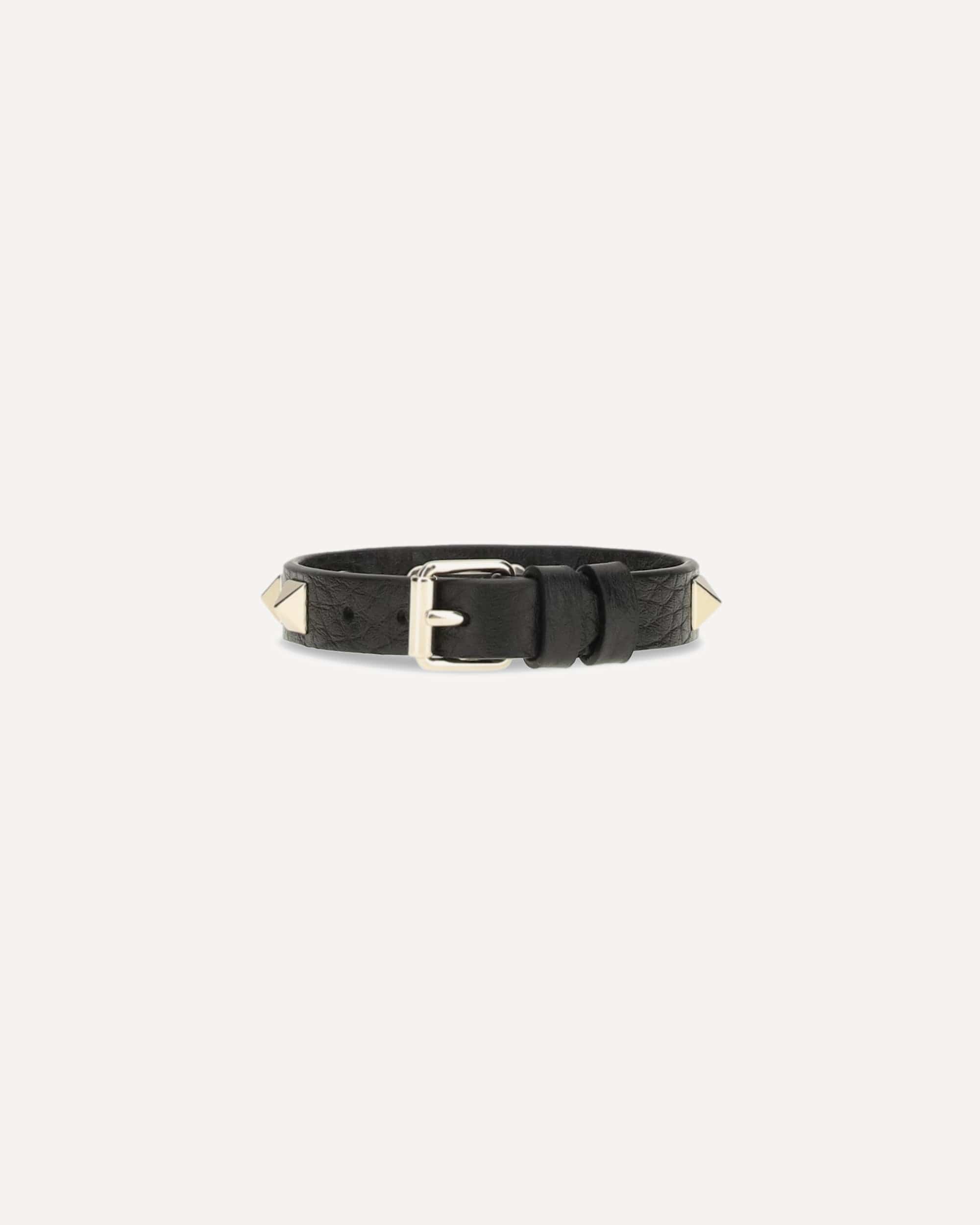 Valentino Garavani Rockstud Studded Leather Bracelet | Sendegaro