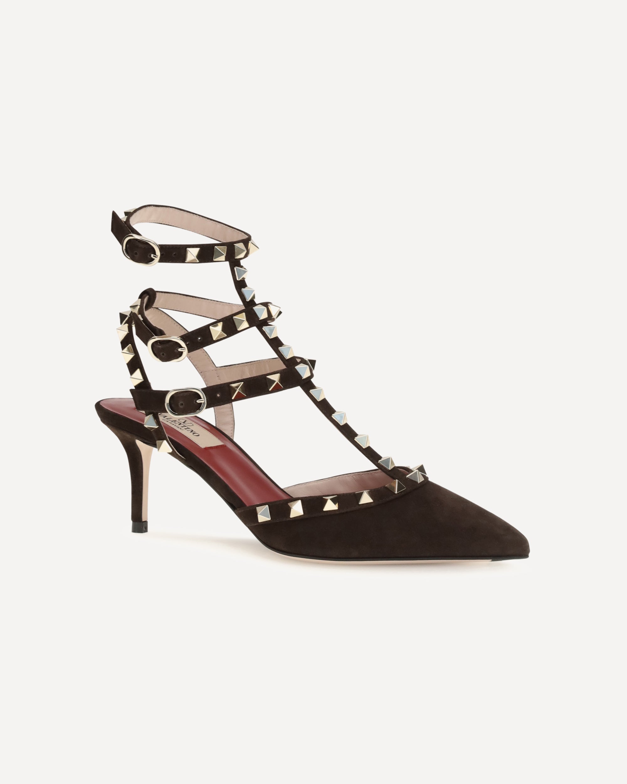 Valentino Garavani Rockstud Pumps aus Veloursleder