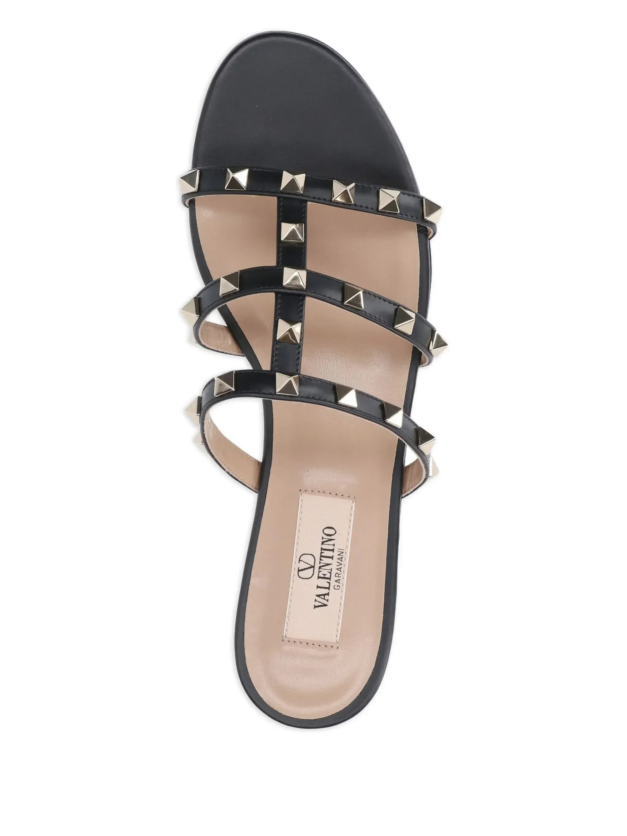 Valentino Garavani Rockstud Three-Strap Sandals