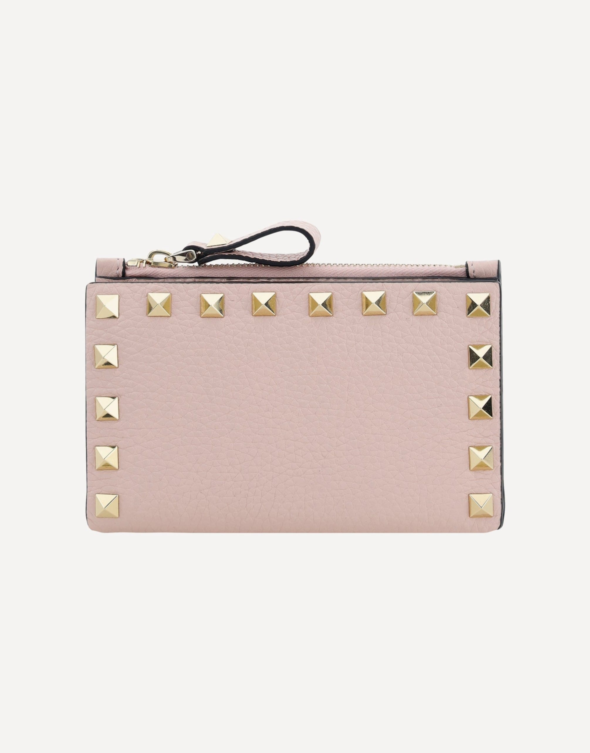 Valentino Garavani Rockstud Zip Card Holder