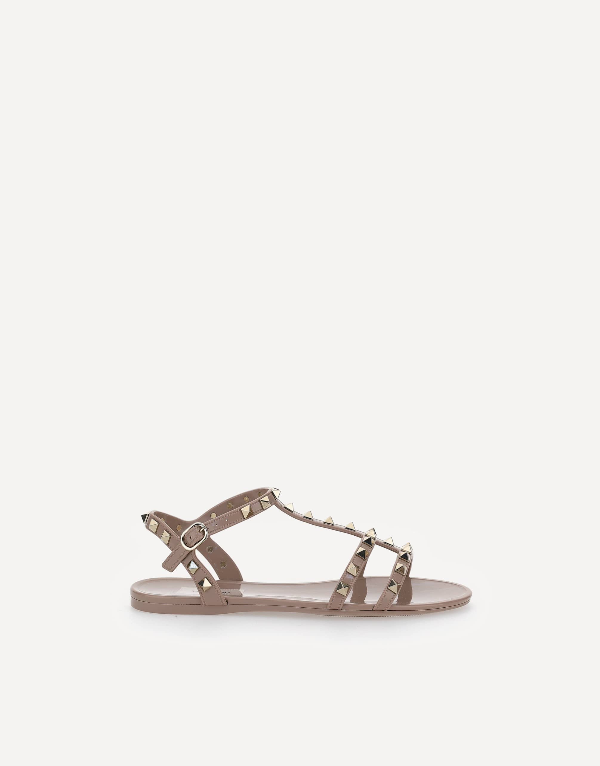 Valentino Garavani Rubber Rockstud sandalen