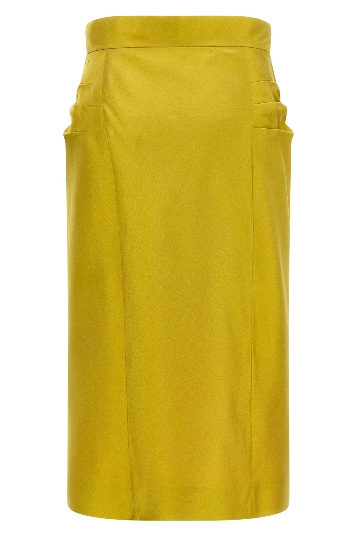 Valentino Garavani Shantung Silk Skirt Midi
