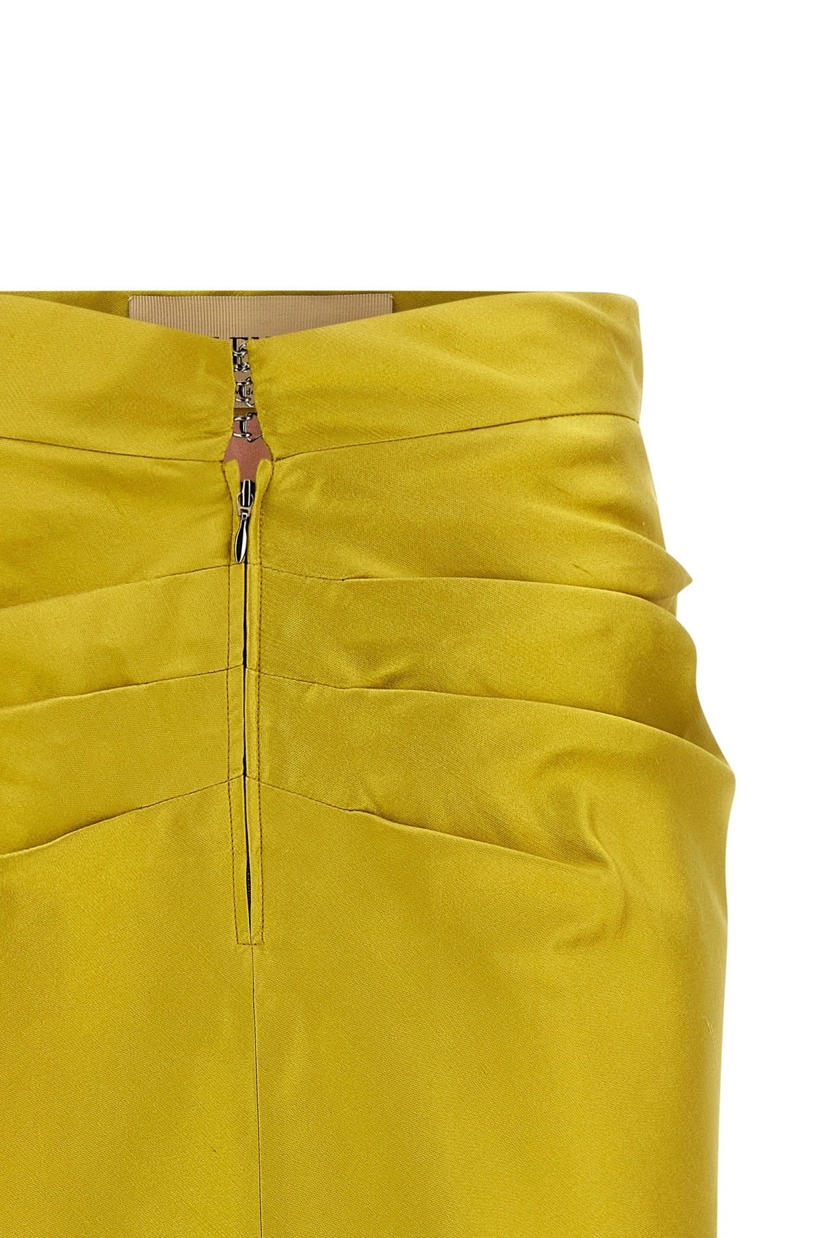 Valentino Garavani Shantung Silk Skirt Midi