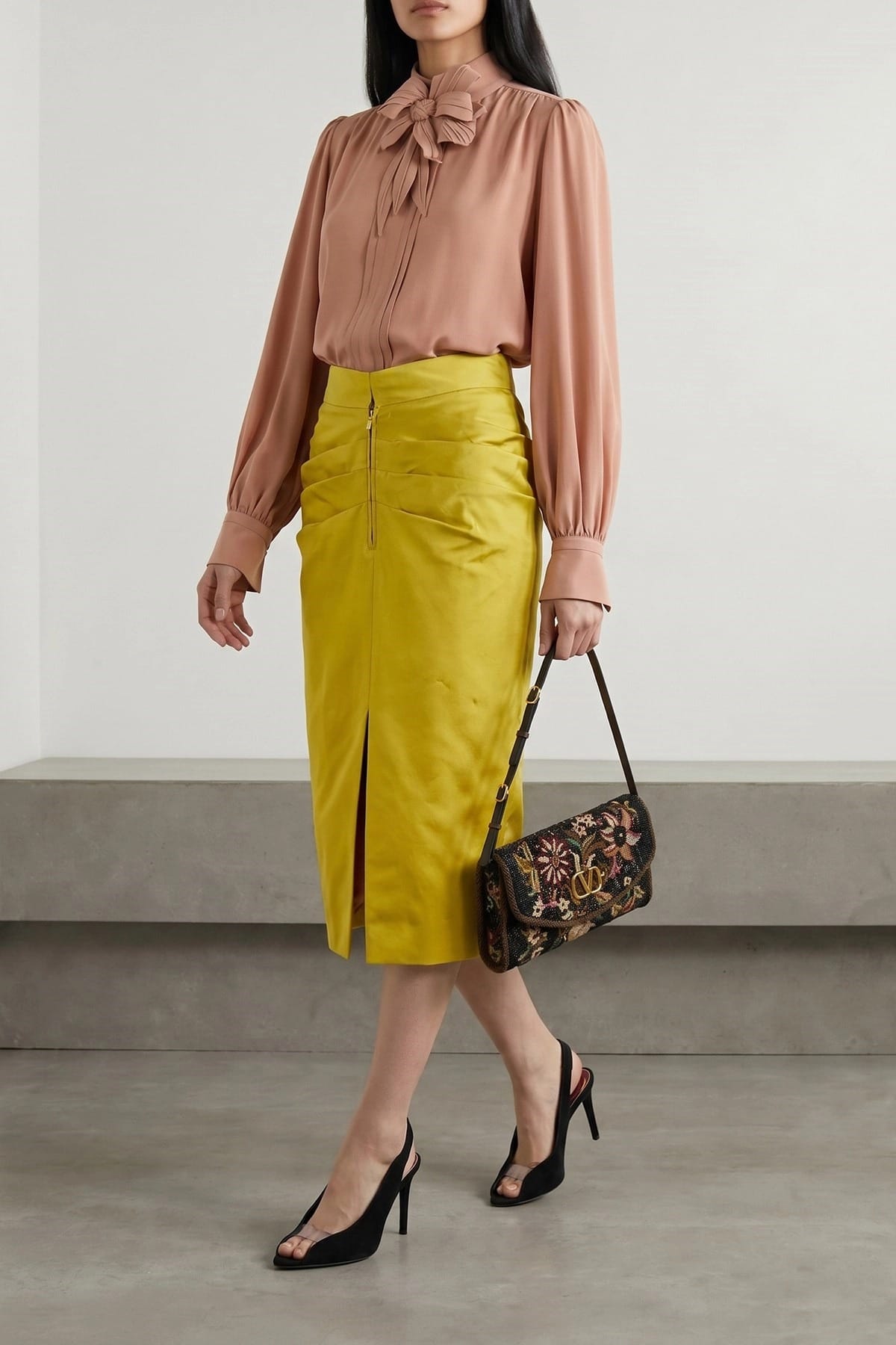 Valentino Garavani Silk Crêpe Top - alternate view