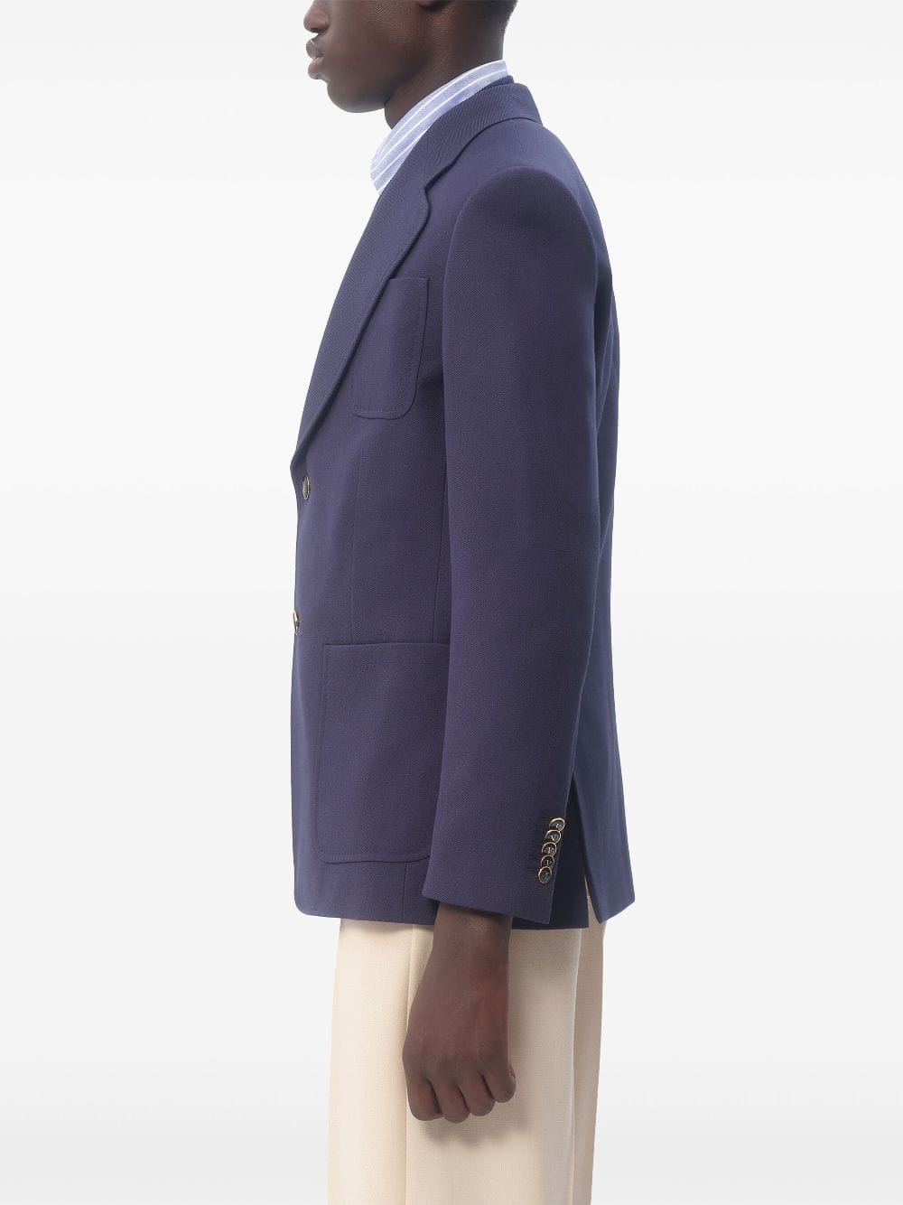 Valentino Garavani Single-Breasted Gabardine Jacket