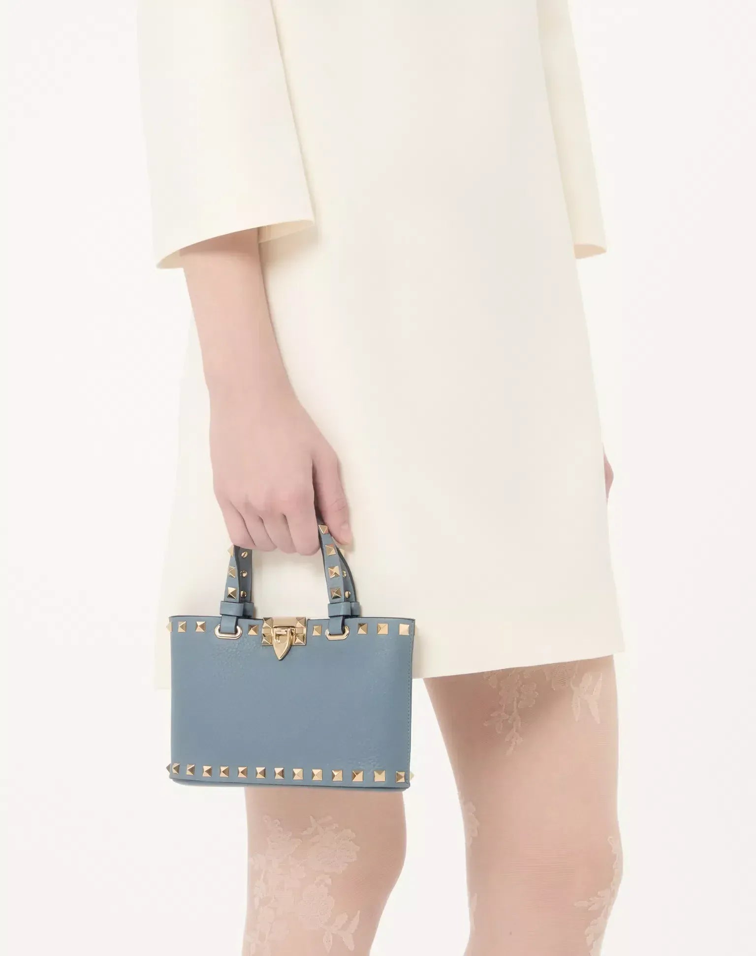 Valentino Garavani Small Iconic Rockstud Tote Bag - alternate view