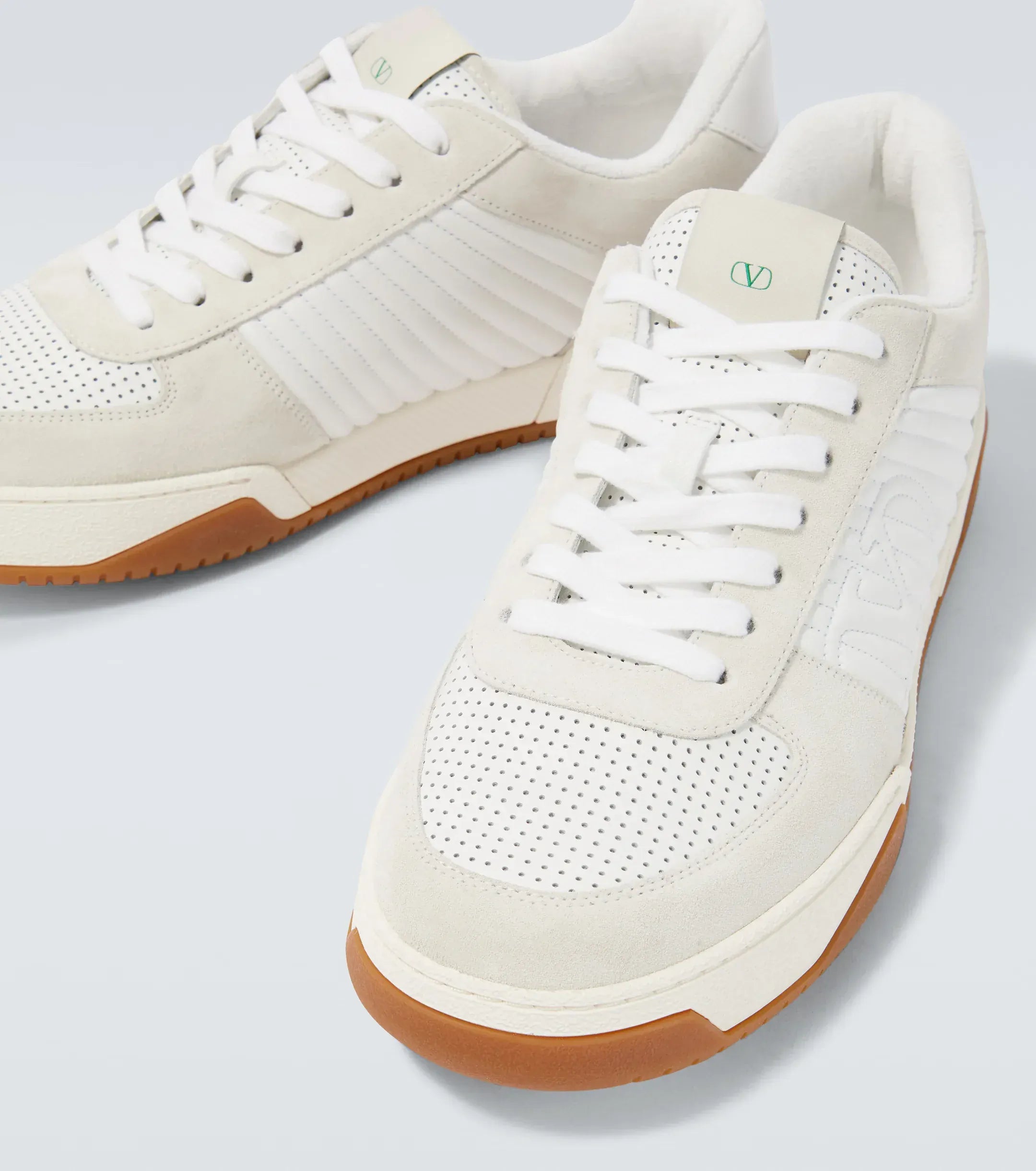 Valentino Garavani Sparry Suede & Leather Sneakers