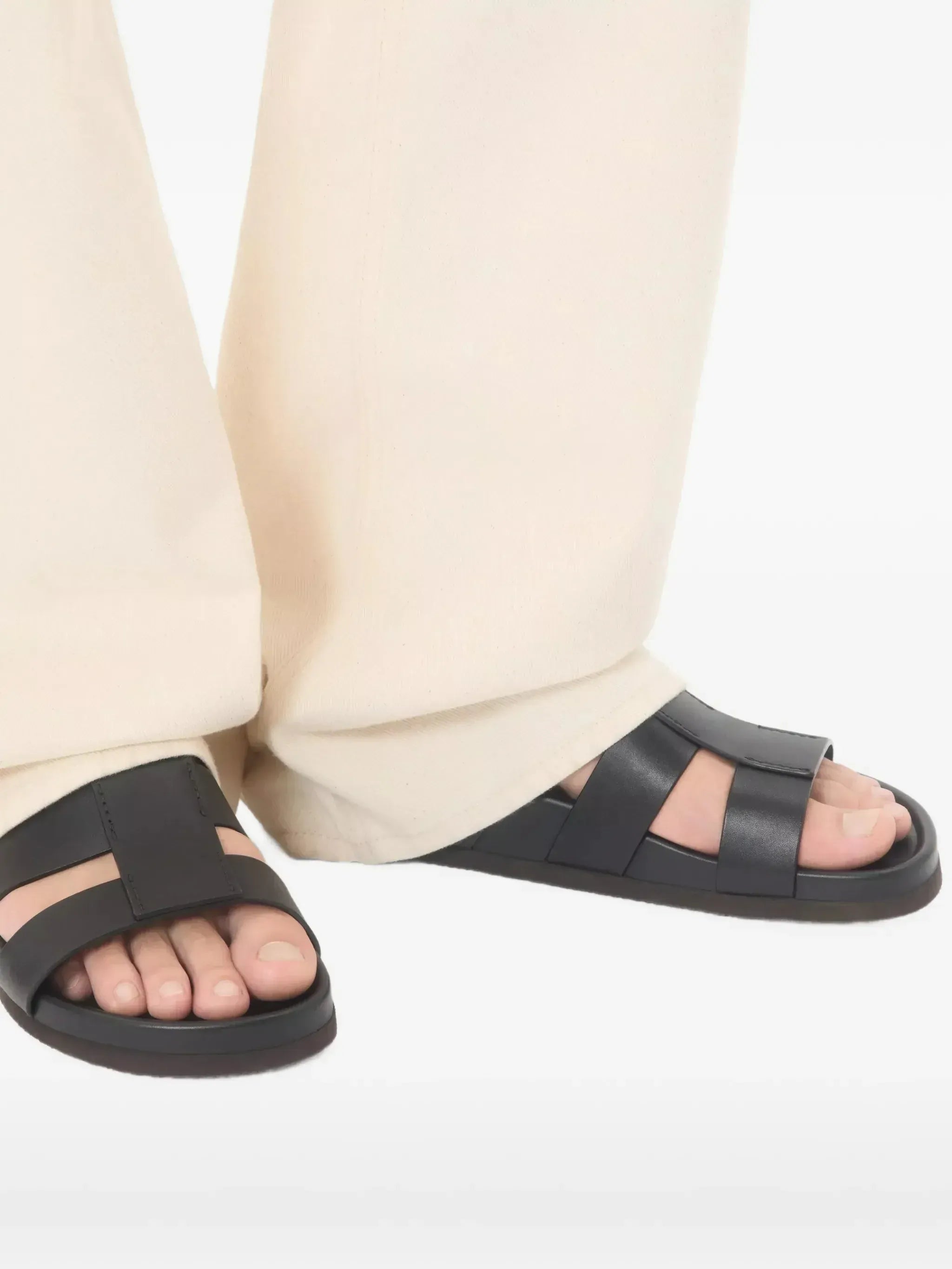 Valentino Garavani Studshield Leather Sandals - alternate view
