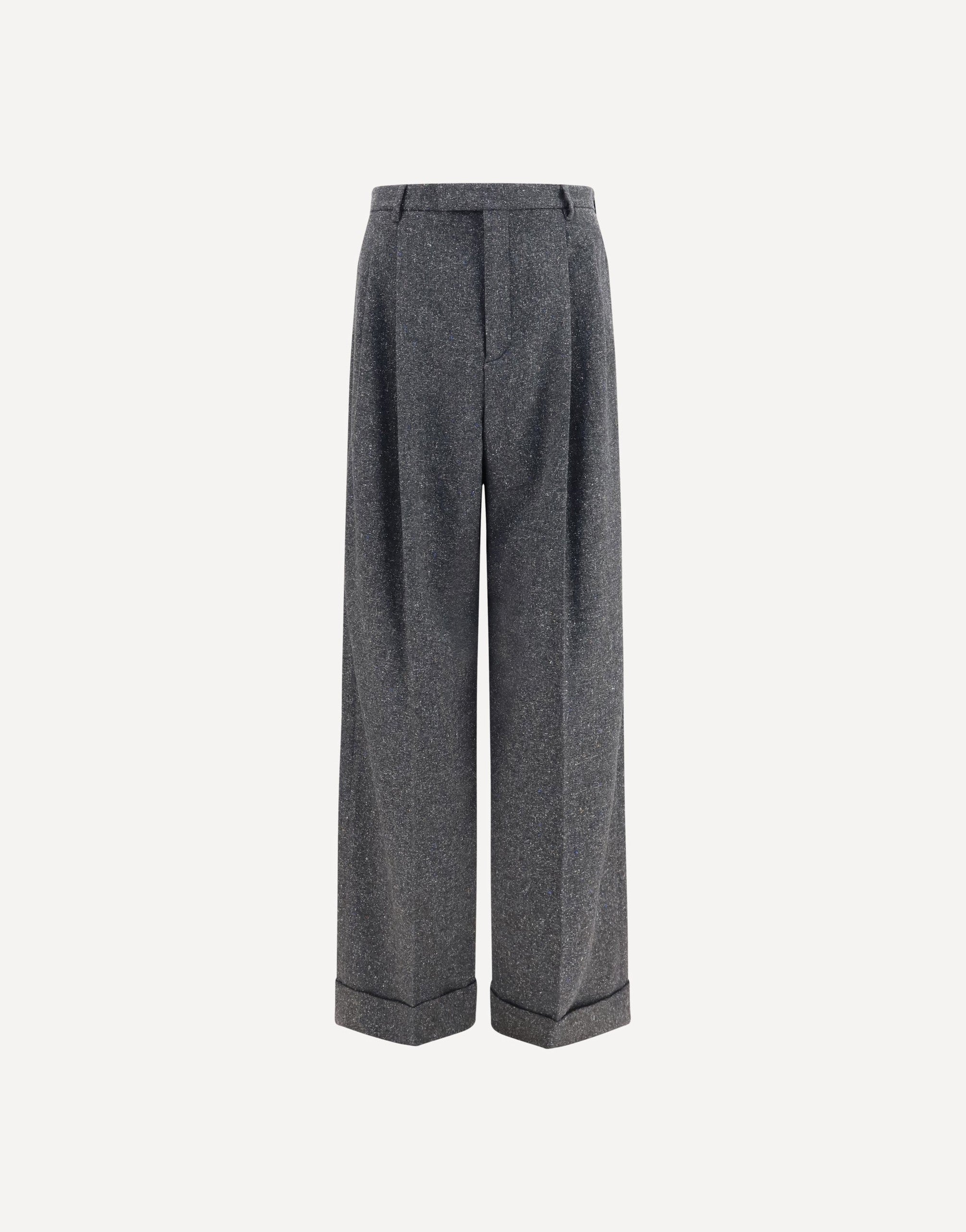 Valentino Garavani Tailored Wool Silk-Blend Pants