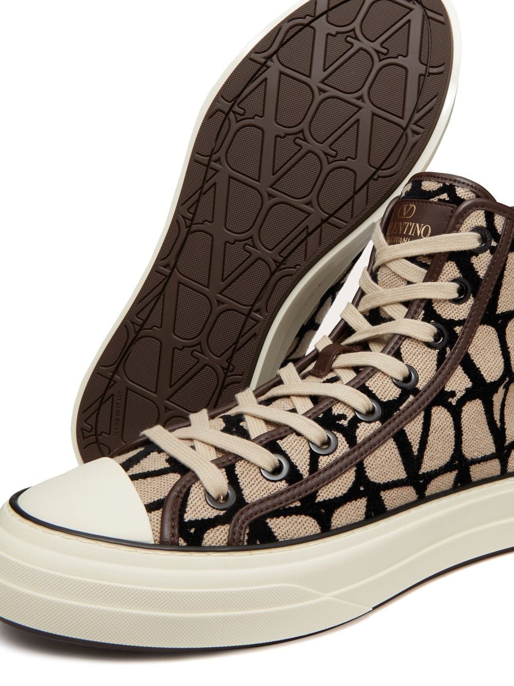 Valentino Garavani Tootaloop Logo-Print Hi-Top Sneakers