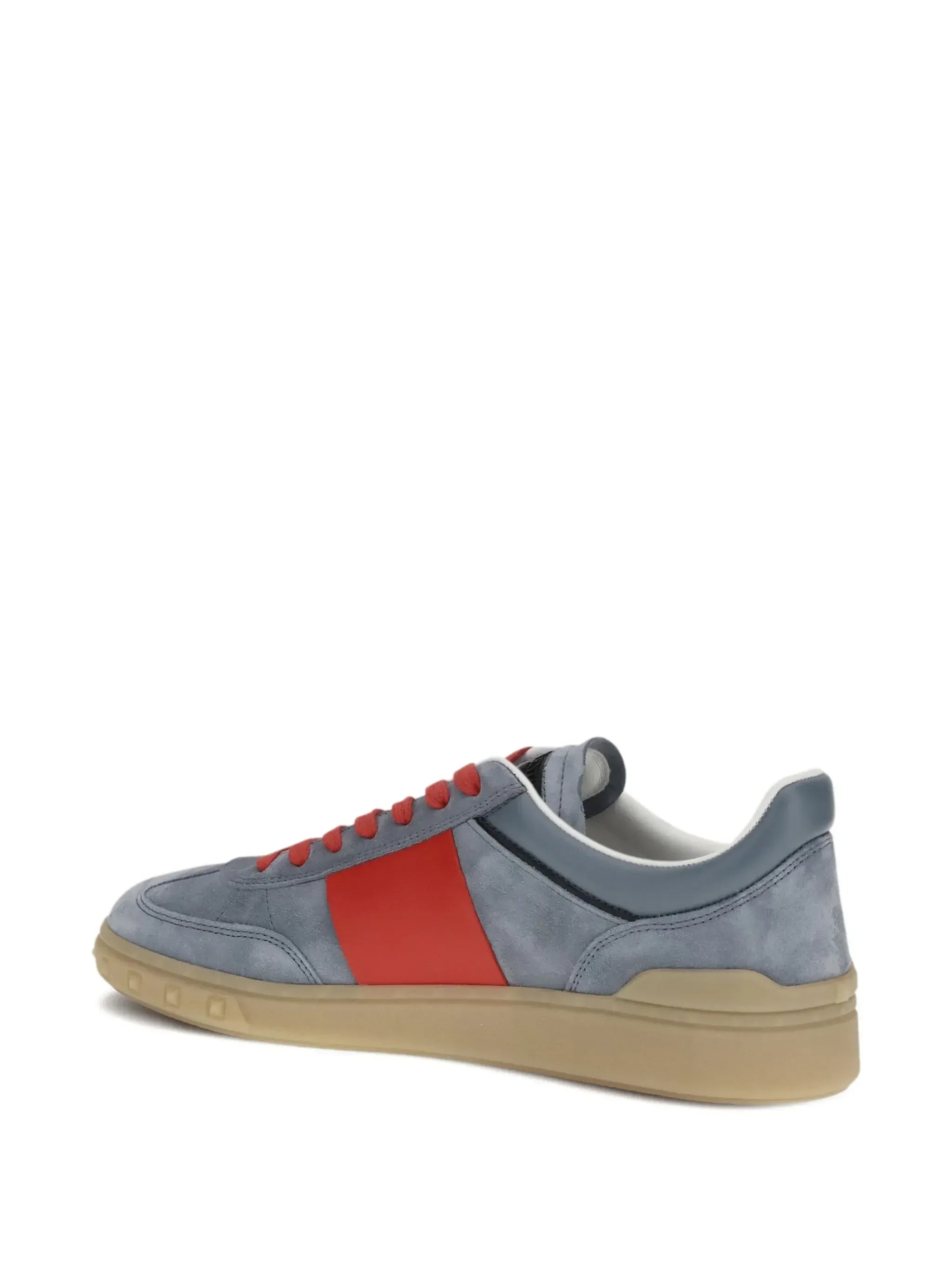 Valentino Garavani Upvillage Sneaker aus Veloursleder mit Lederbesatz