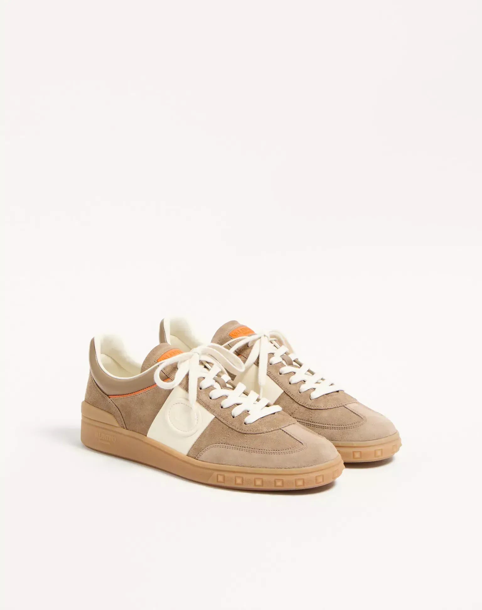 Valentino Garavani Upvillage Low Top Split Leather Sneakers