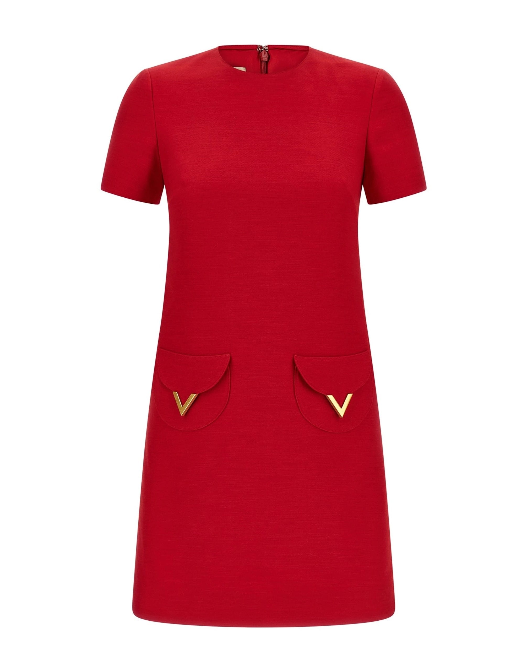 Valentino Garavani Valentino Garavani V Gold Mini Dress