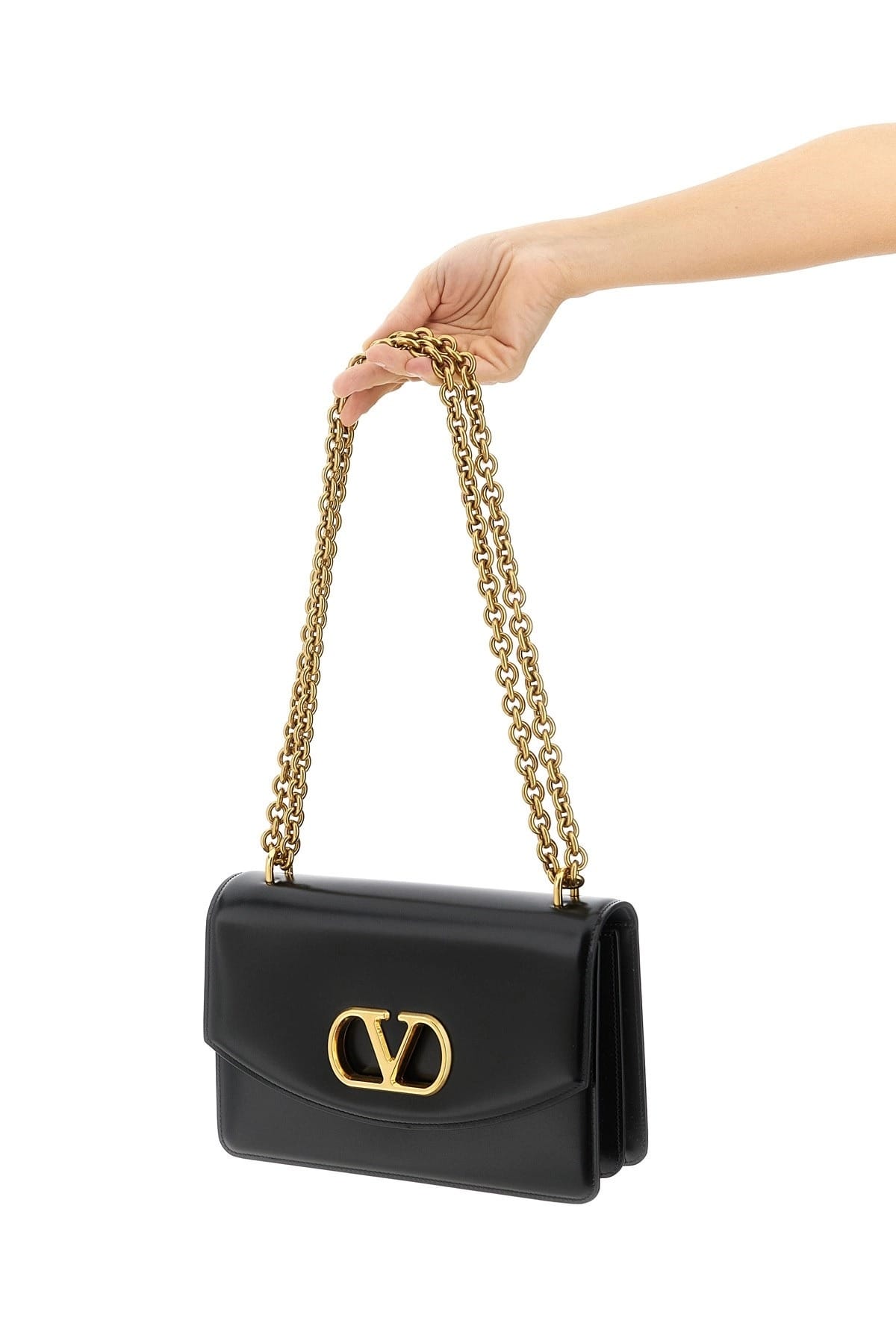 Valentino Garavani Vain Leather Shoulder Bag - alternate view