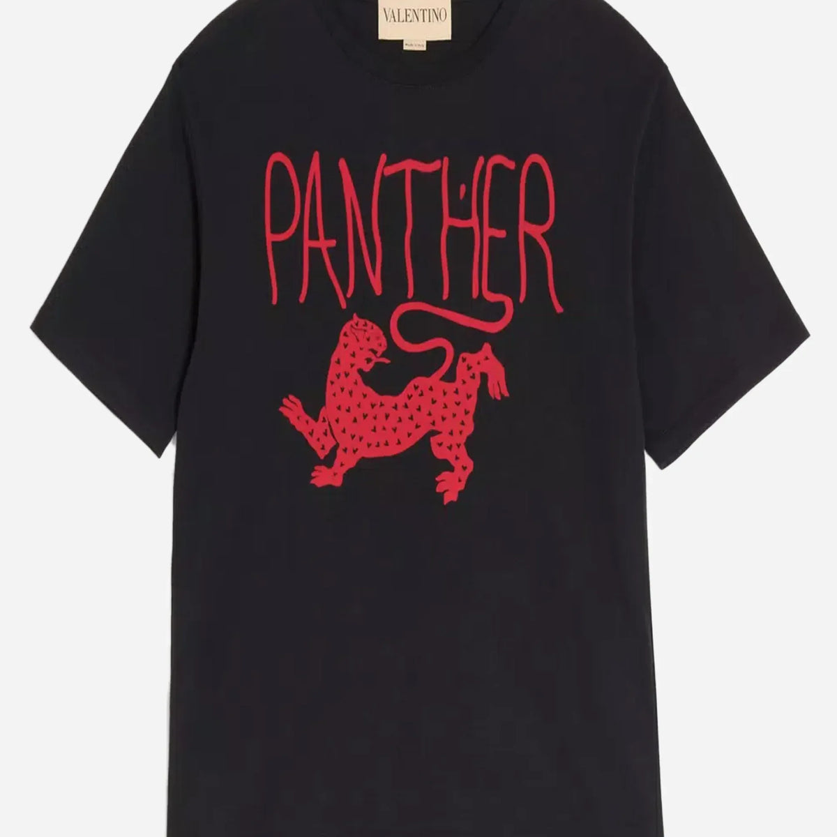 Valentino Panther Graphic Printed T-Shirt | Sendegaro JP