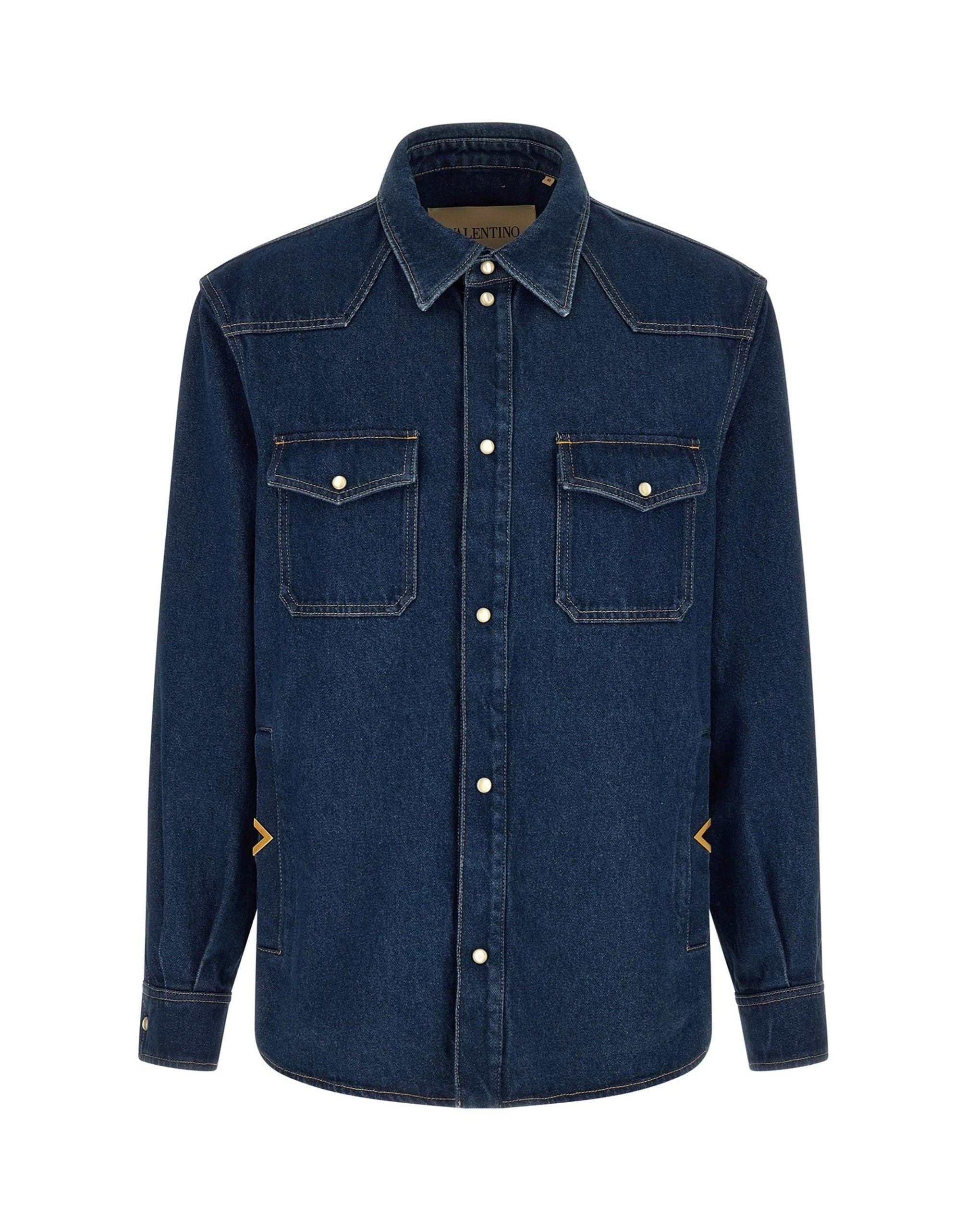 Valentino Garavani Vgold Denim Shirt