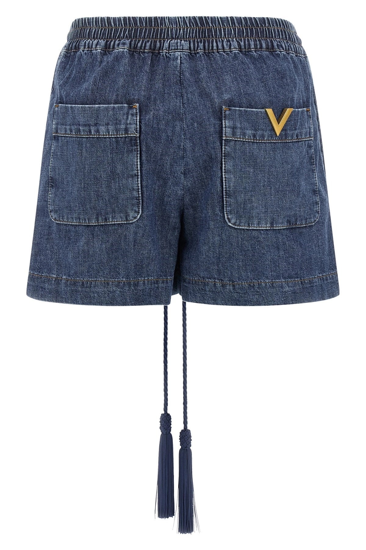 Valentino Garavani Vgold 데님 쇼츠