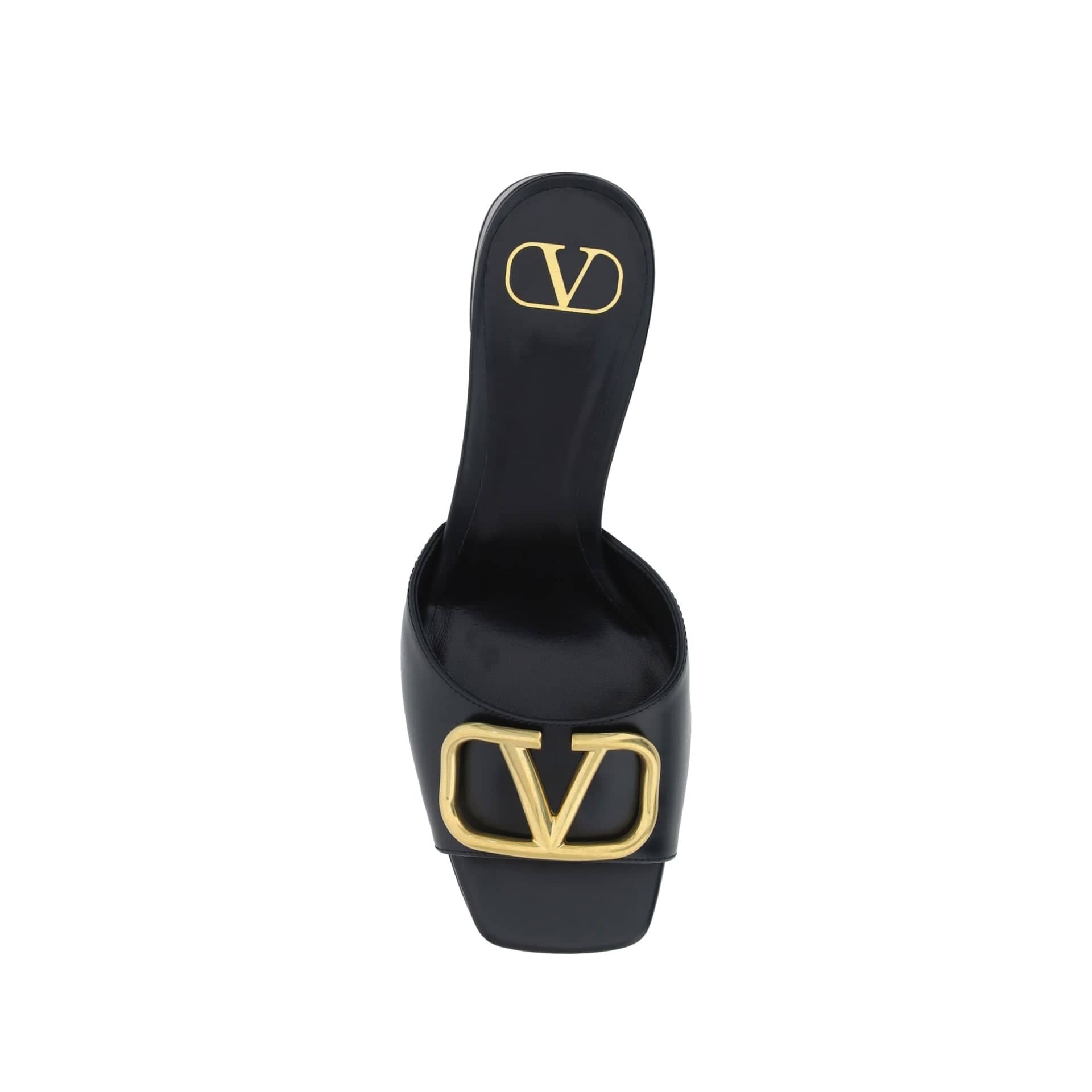 Valentino Garavani Vlogo Leather Sandals With 6 Cm Heel