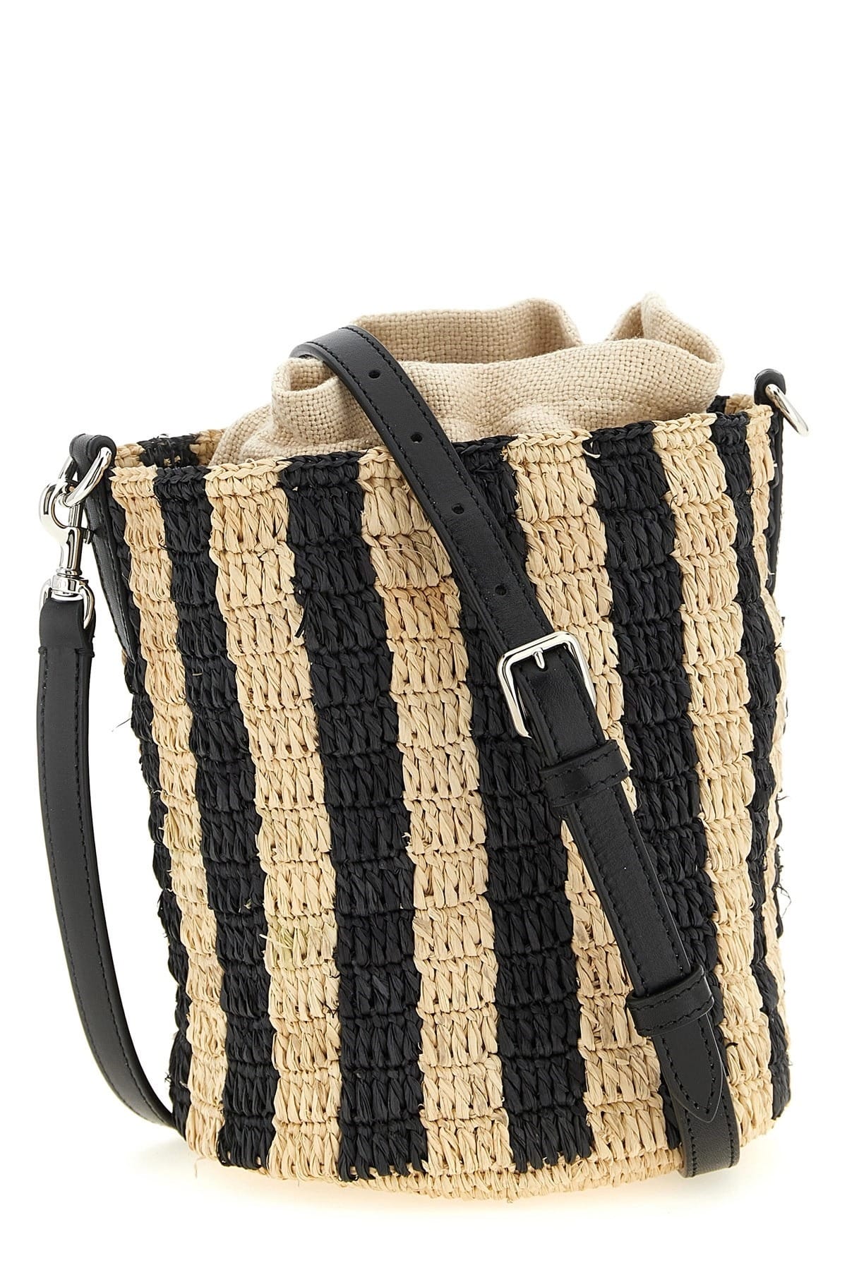 Valentino Garavani Valentino Garavani Vlogo Raffia Small Bucket Bag