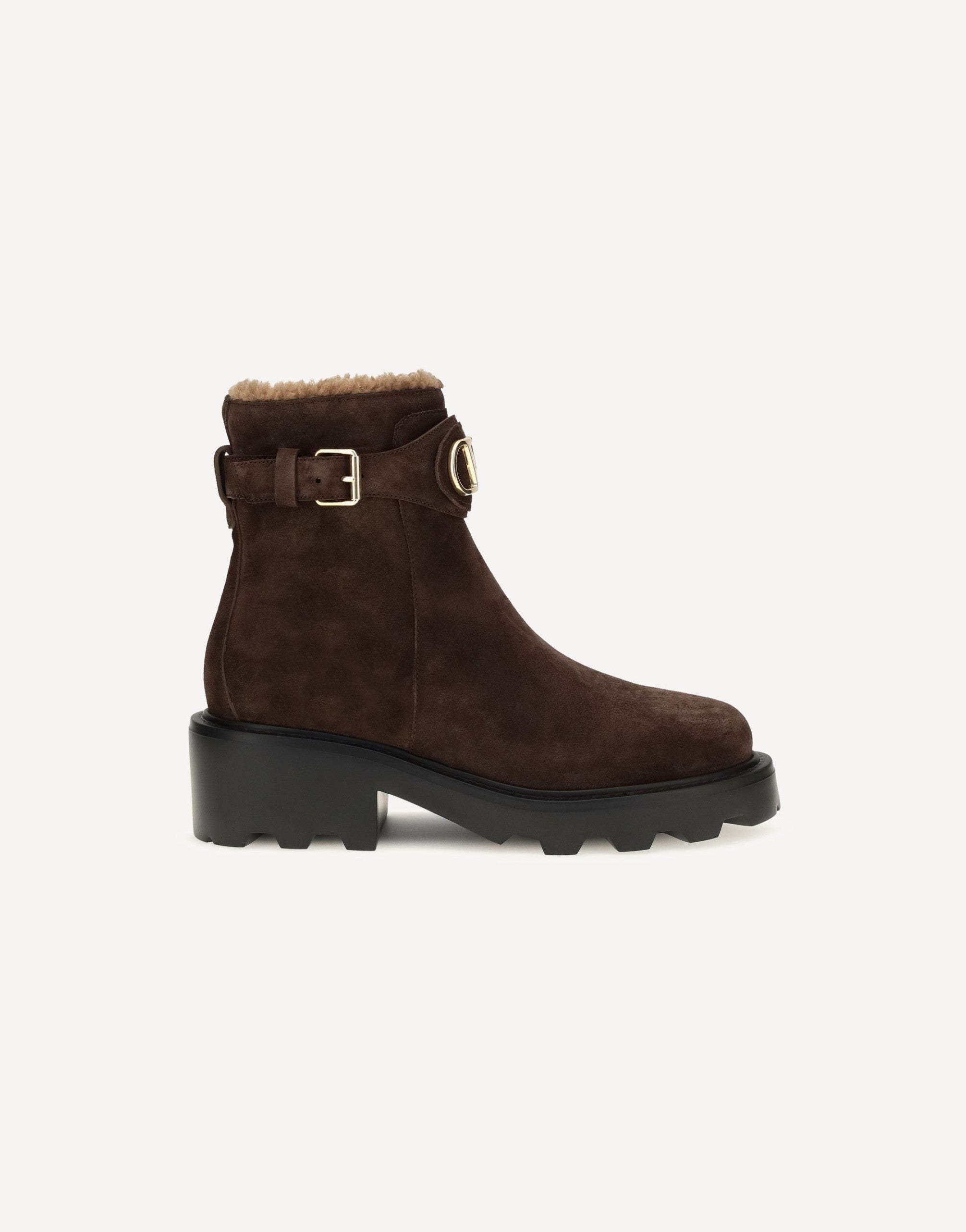 Valentino Garavani VLogo Signature Leather Ankle Boots